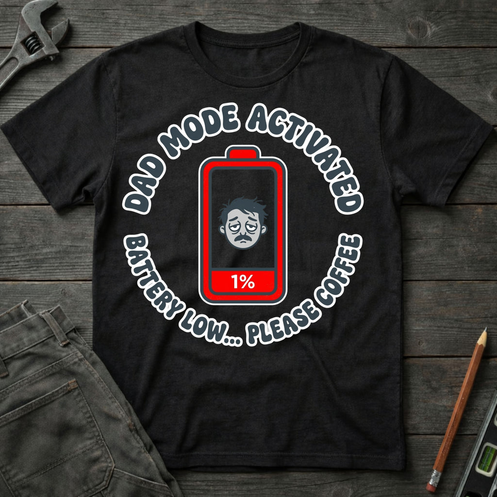 Battery Low: Please Coffee T-Shirt