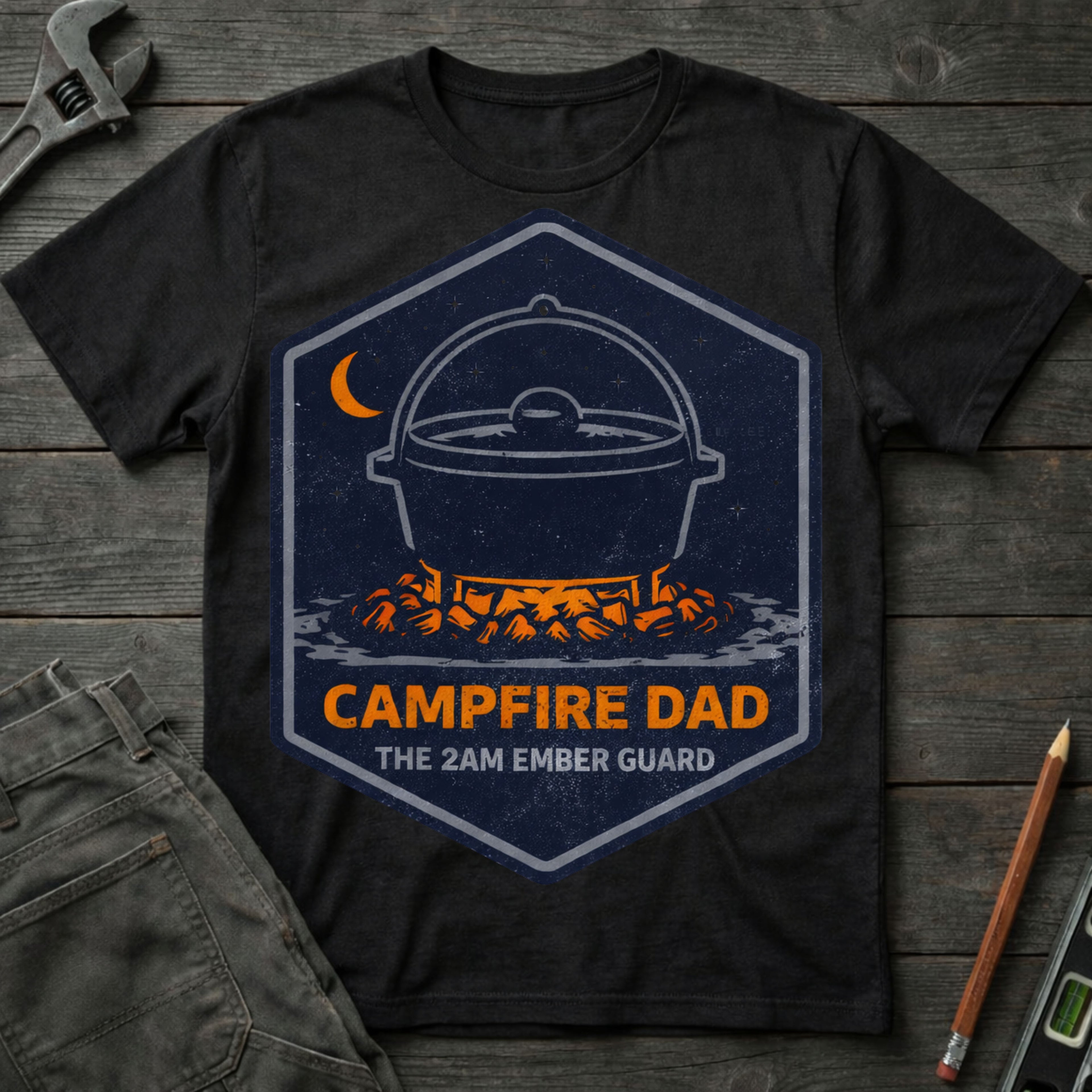 Campfire Dad T-Shirt