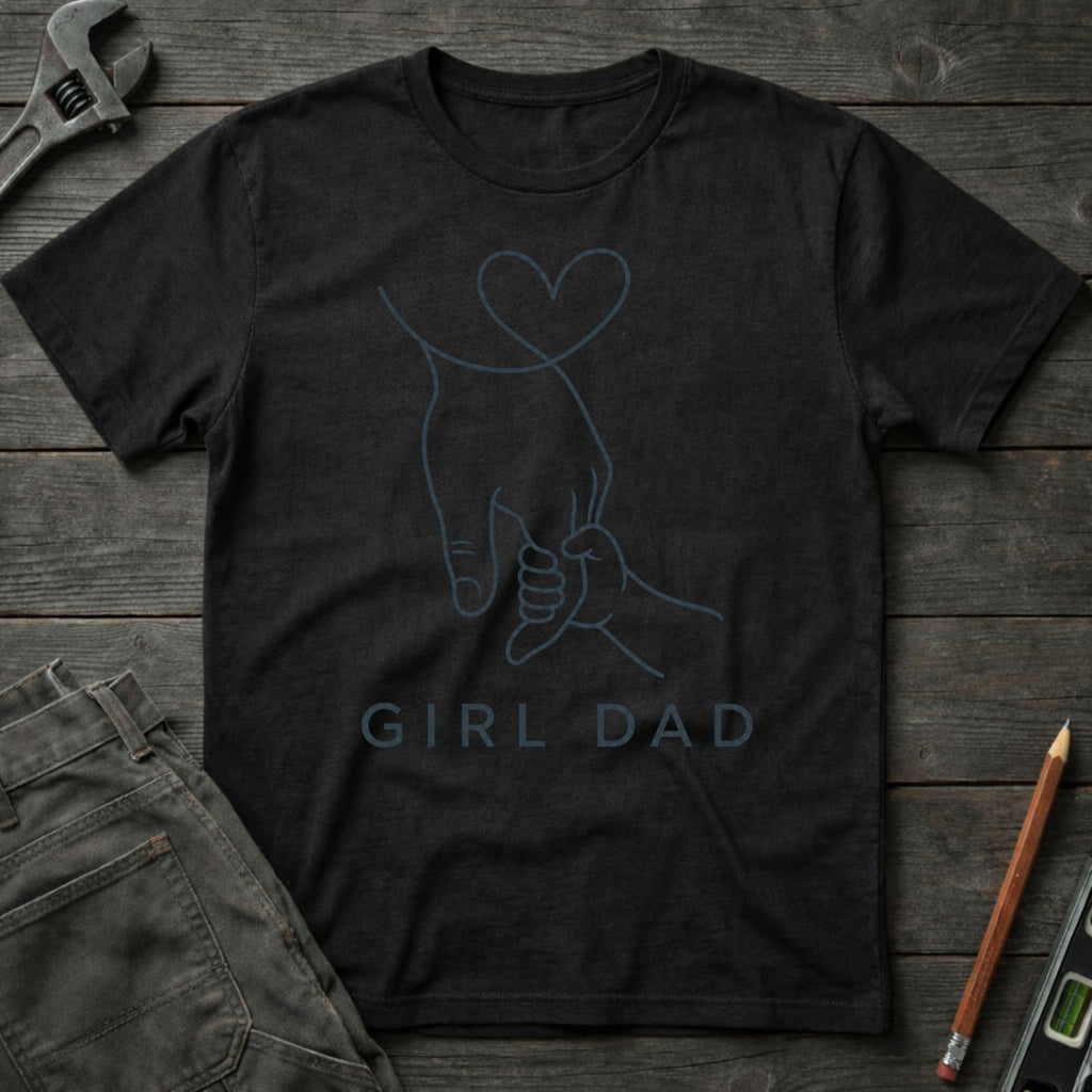 Girl Dad Outline T-Shirt