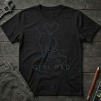 Girl Dad Outline T-Shirt