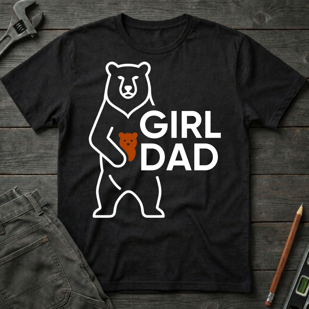 Bear Girl Dad T-Shirt