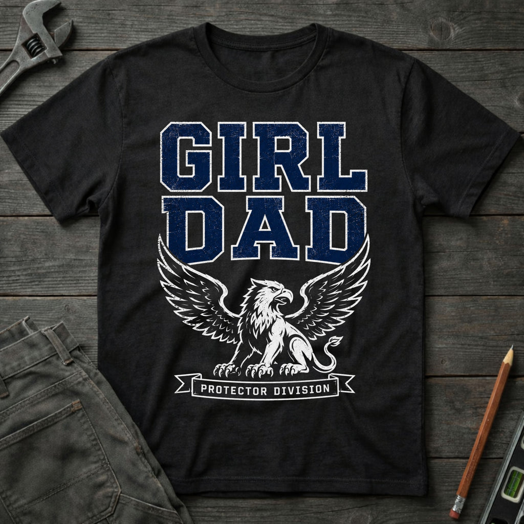 Girl Dad Protector Division T-Shirt