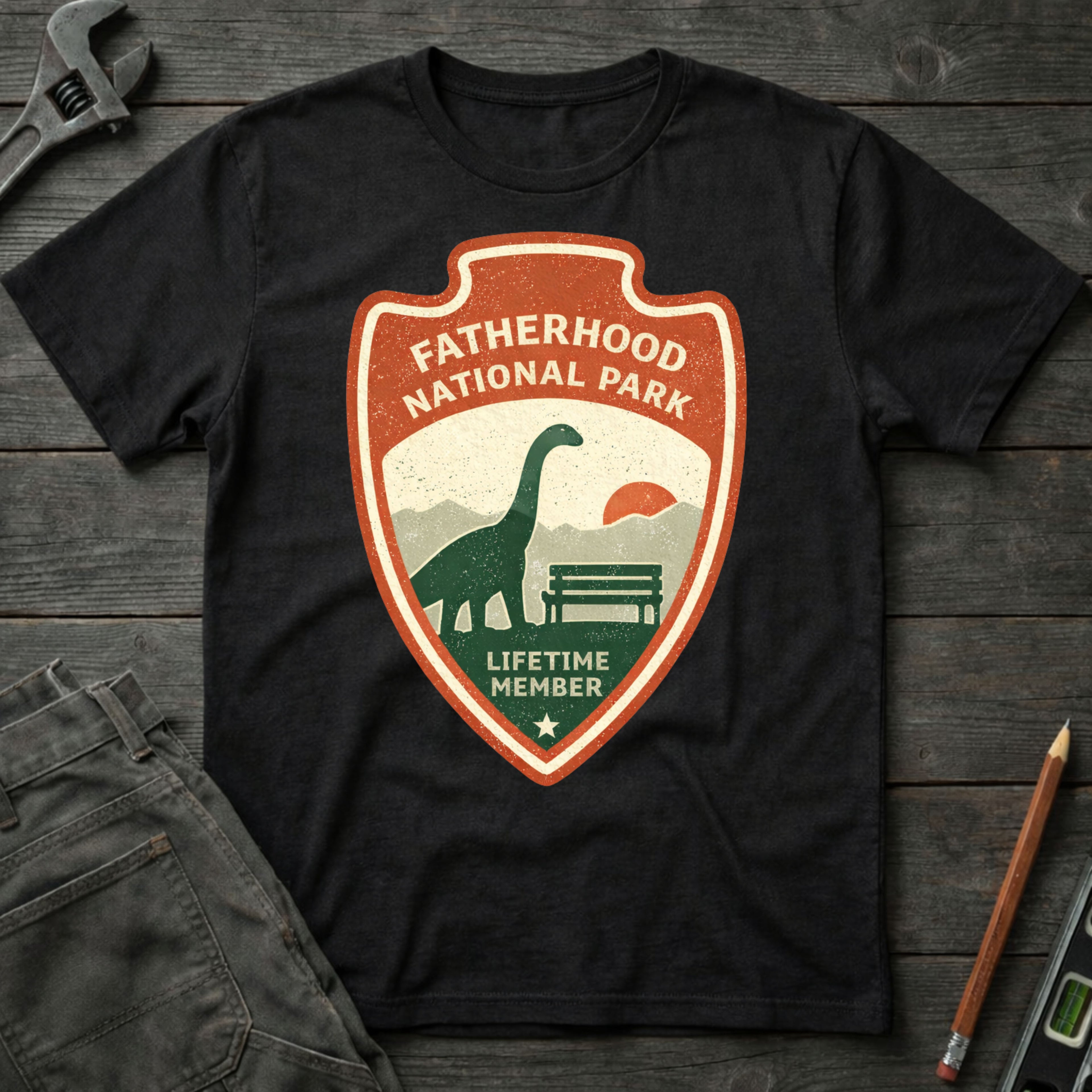 Fatherhood National Park T-Shirt