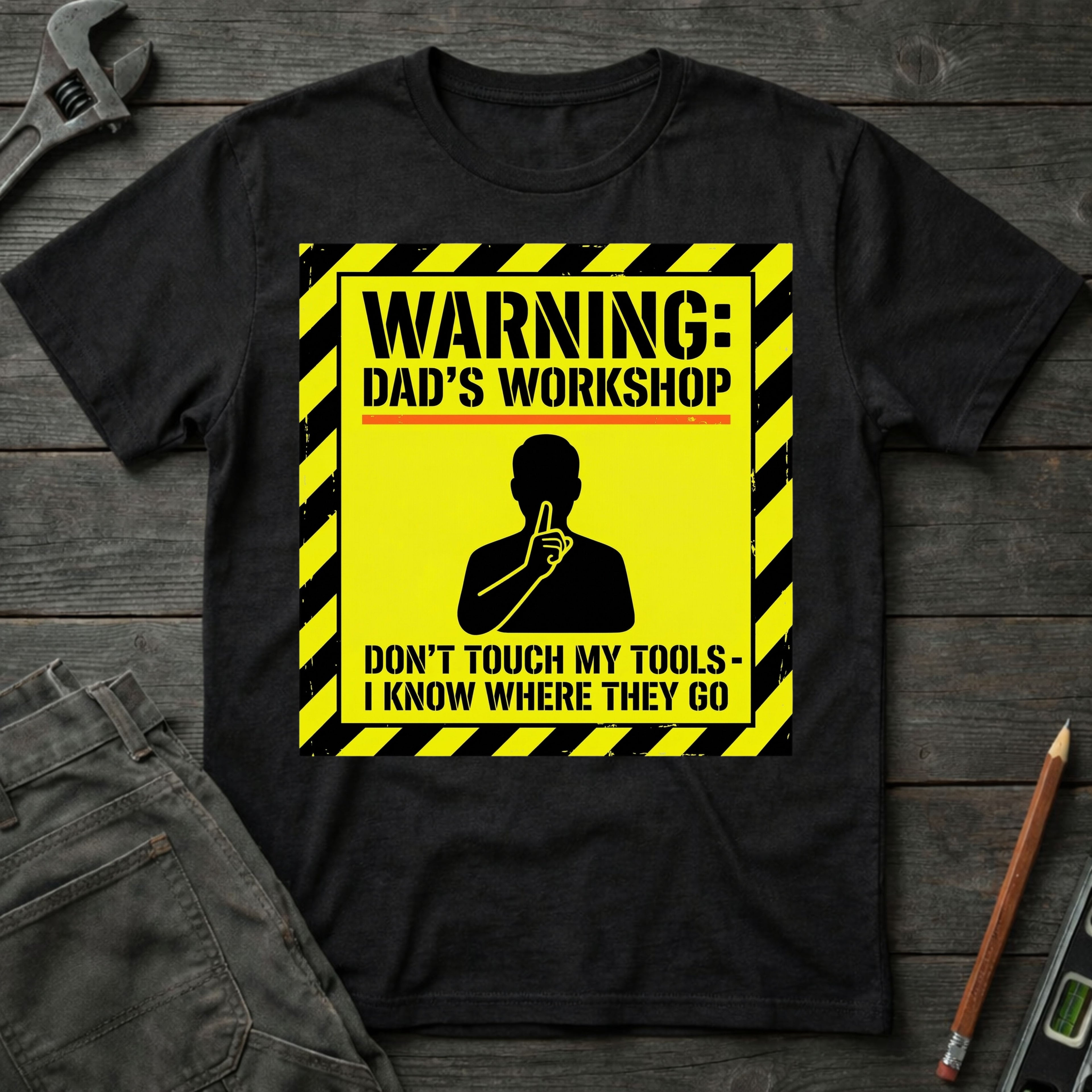 Warning: Dad's Workshop T-Shirt