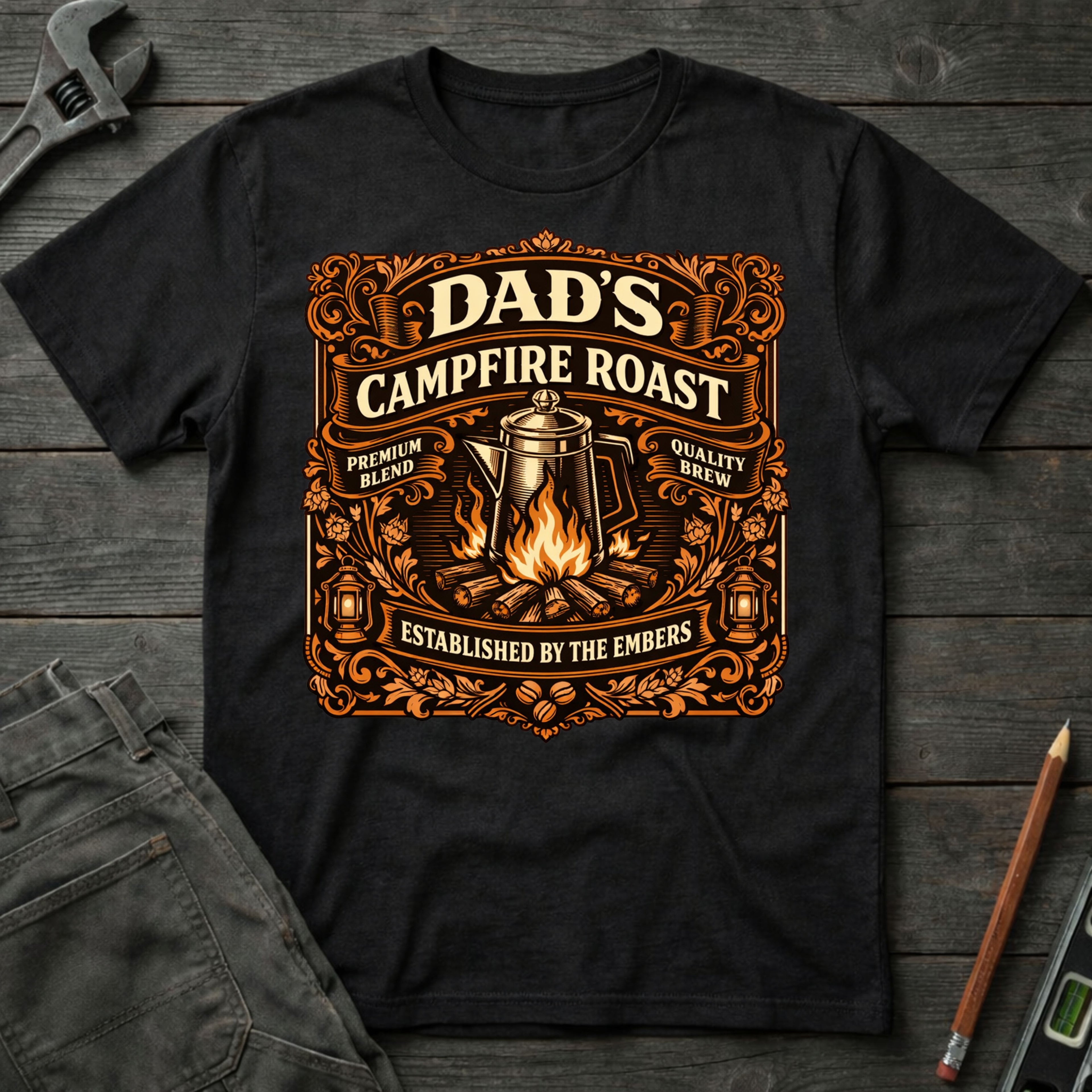 Dad's Campfire Roast T-Shirt