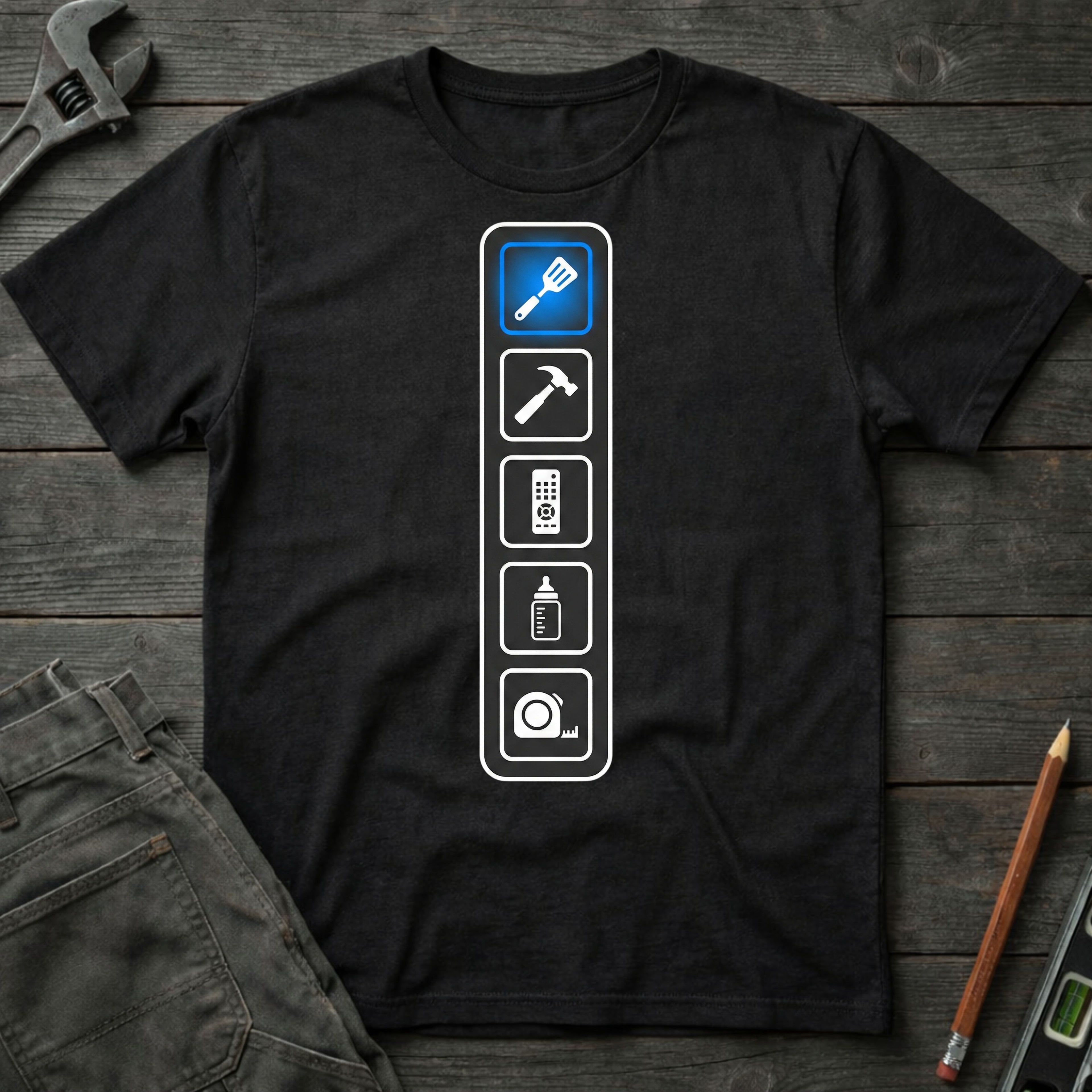 Vertical Chores T-Shirt