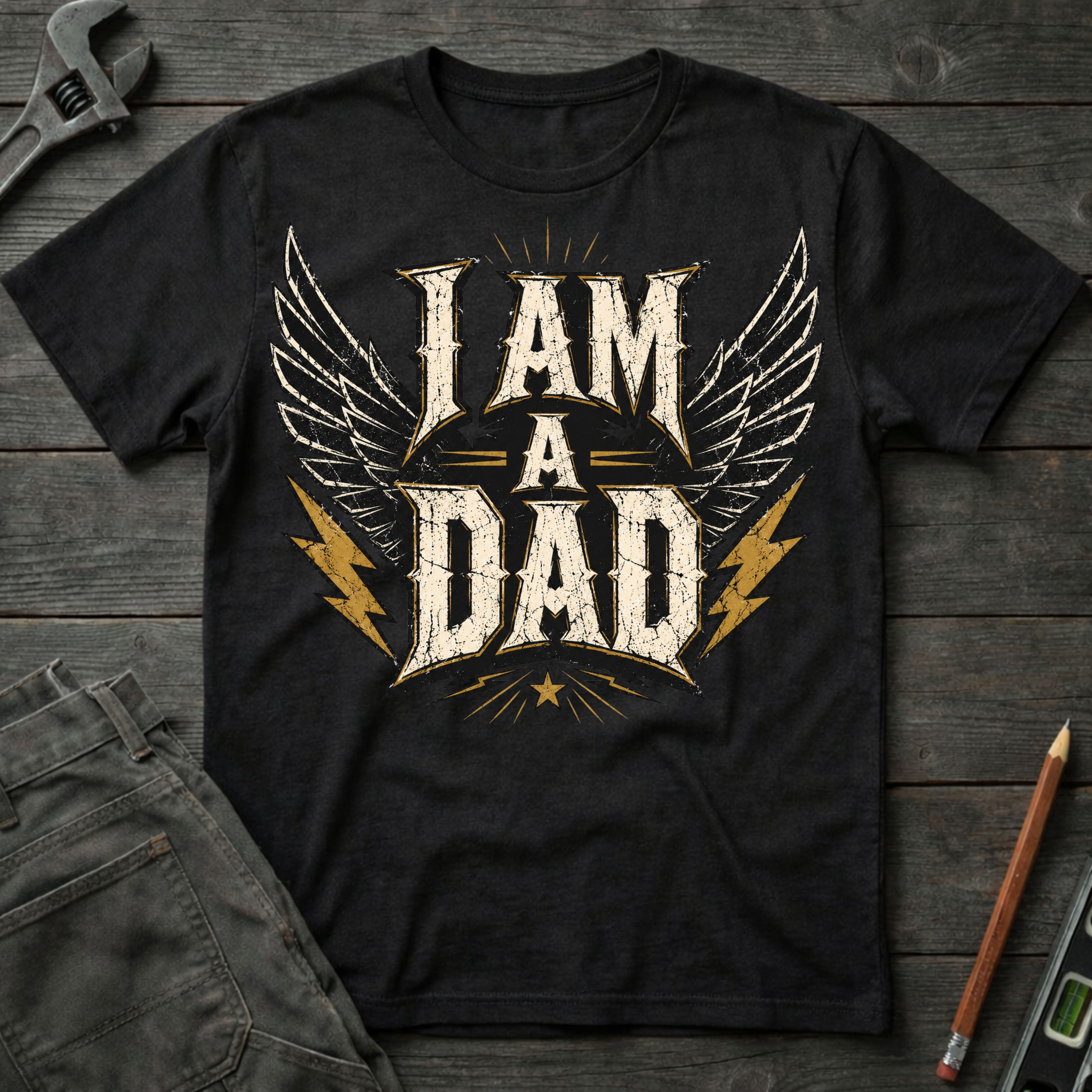 I am a Dad Rock T-Shirt