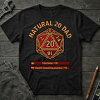 Natural 20 Dad T-Shirt