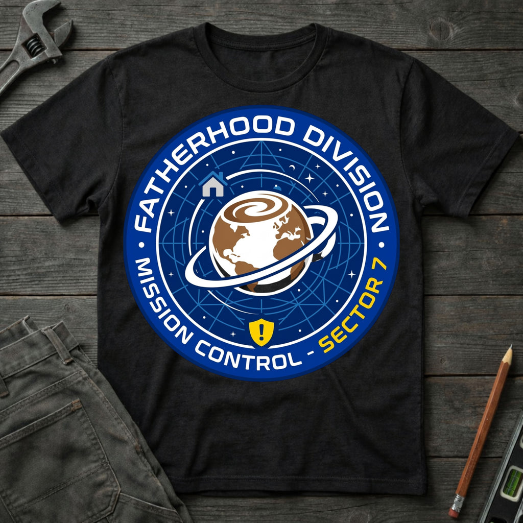 Fatherhood Division: Mission Control T-Shirt