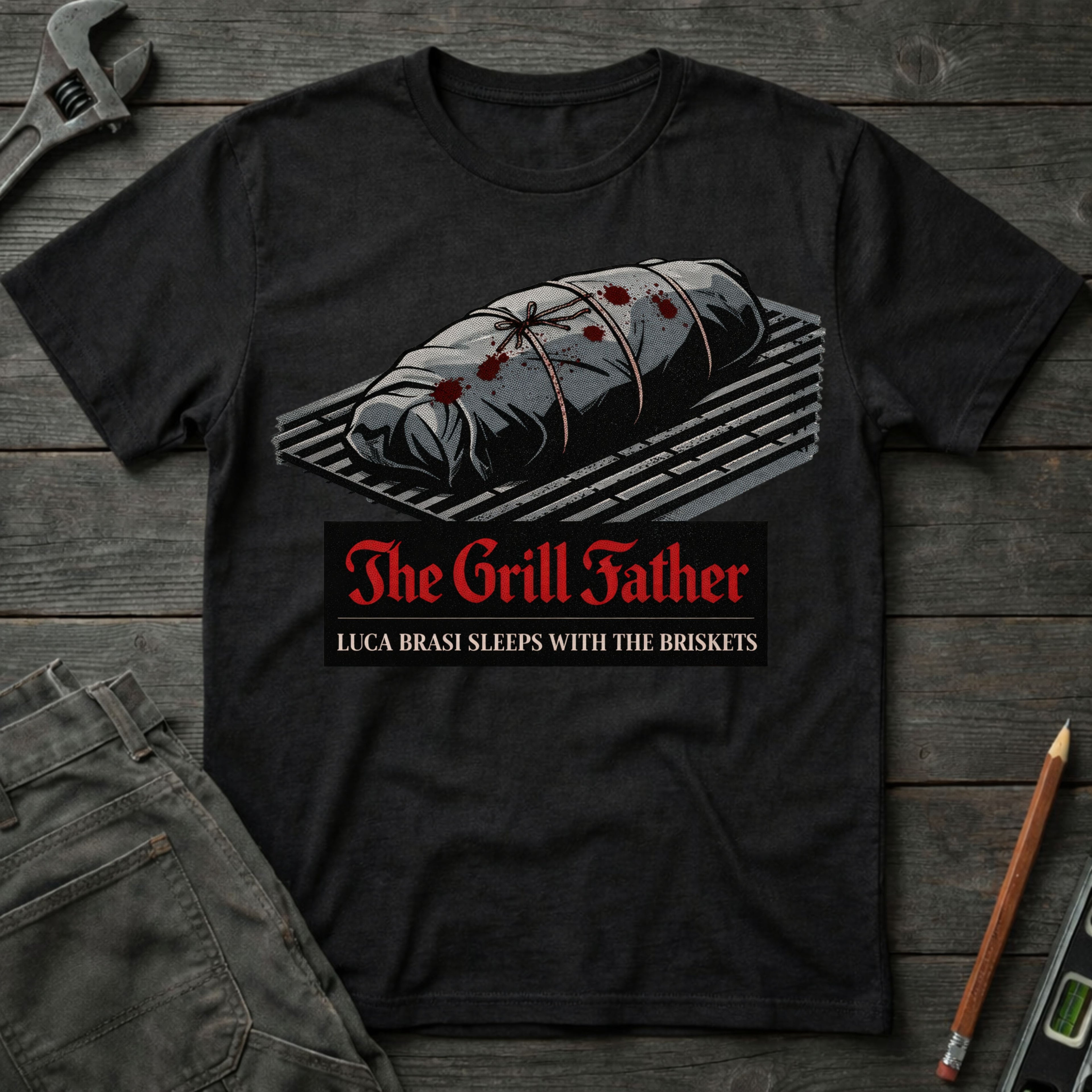 The Grill Father: Sleeping with the Briskets T-Shirt