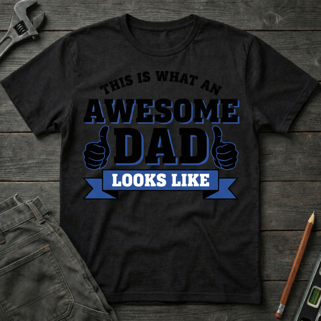 This is What a Awesome Dad Looks Like T-Shirt