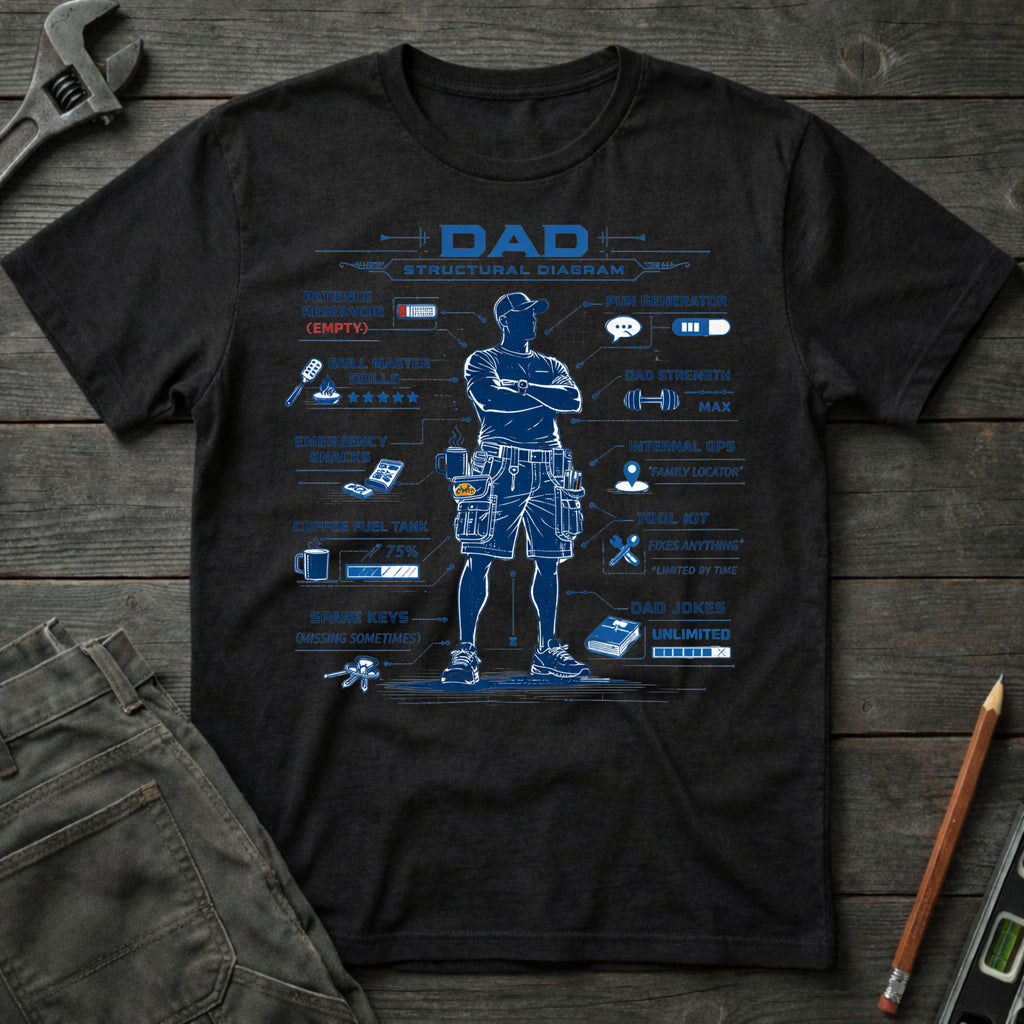 Dad Structural Diagram T-Shirt