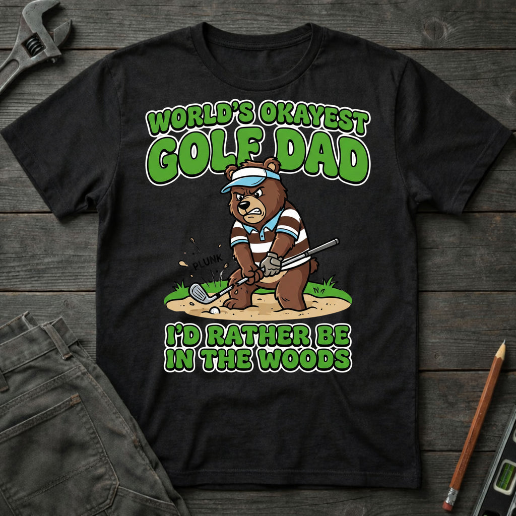 World's Okayest Golf Dad T-Shirt