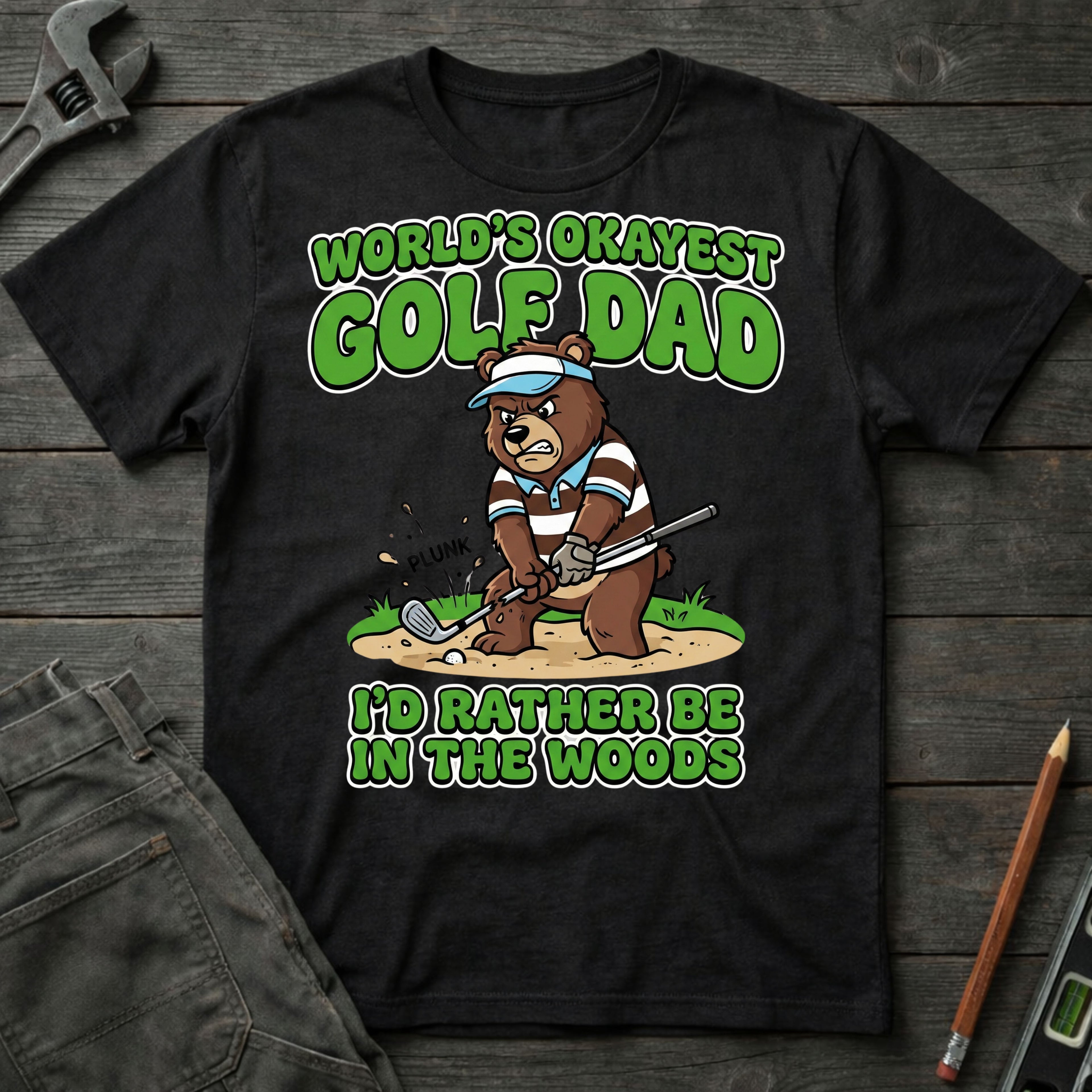 World's Okayest Golf Dad T-Shirt