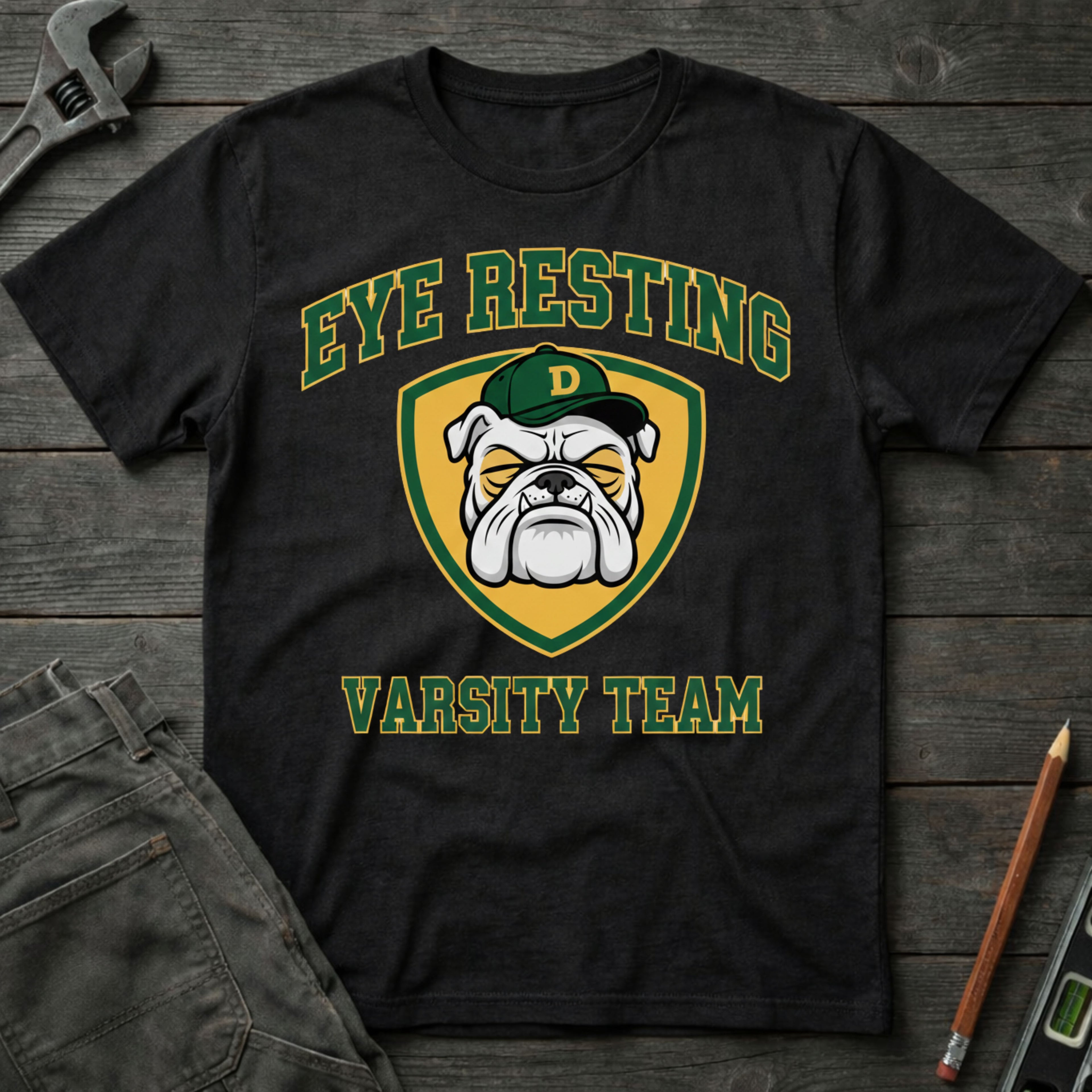 Eye Resting Varsity Team T-Shirt