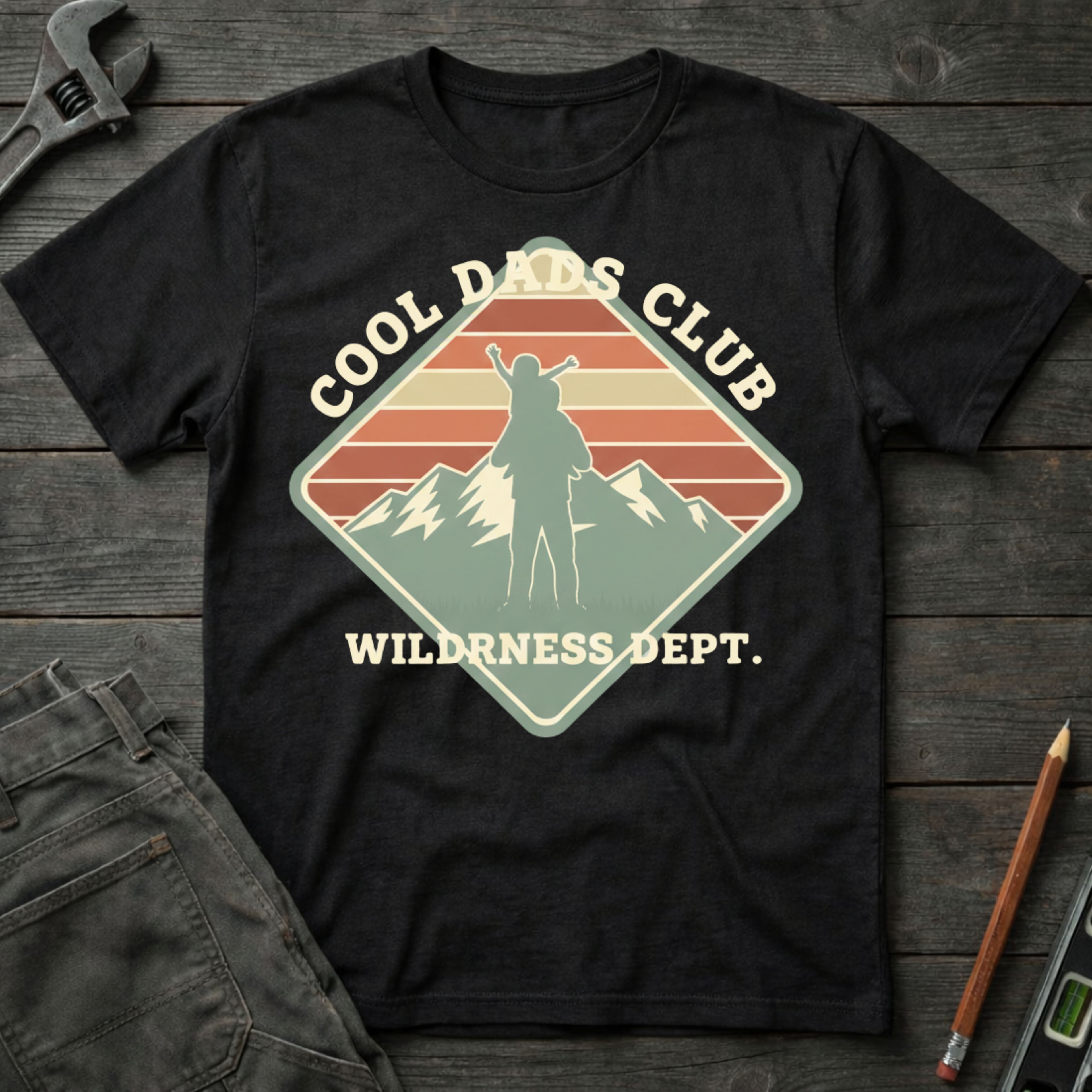 Cool Dad's Club Badge T-Shirt