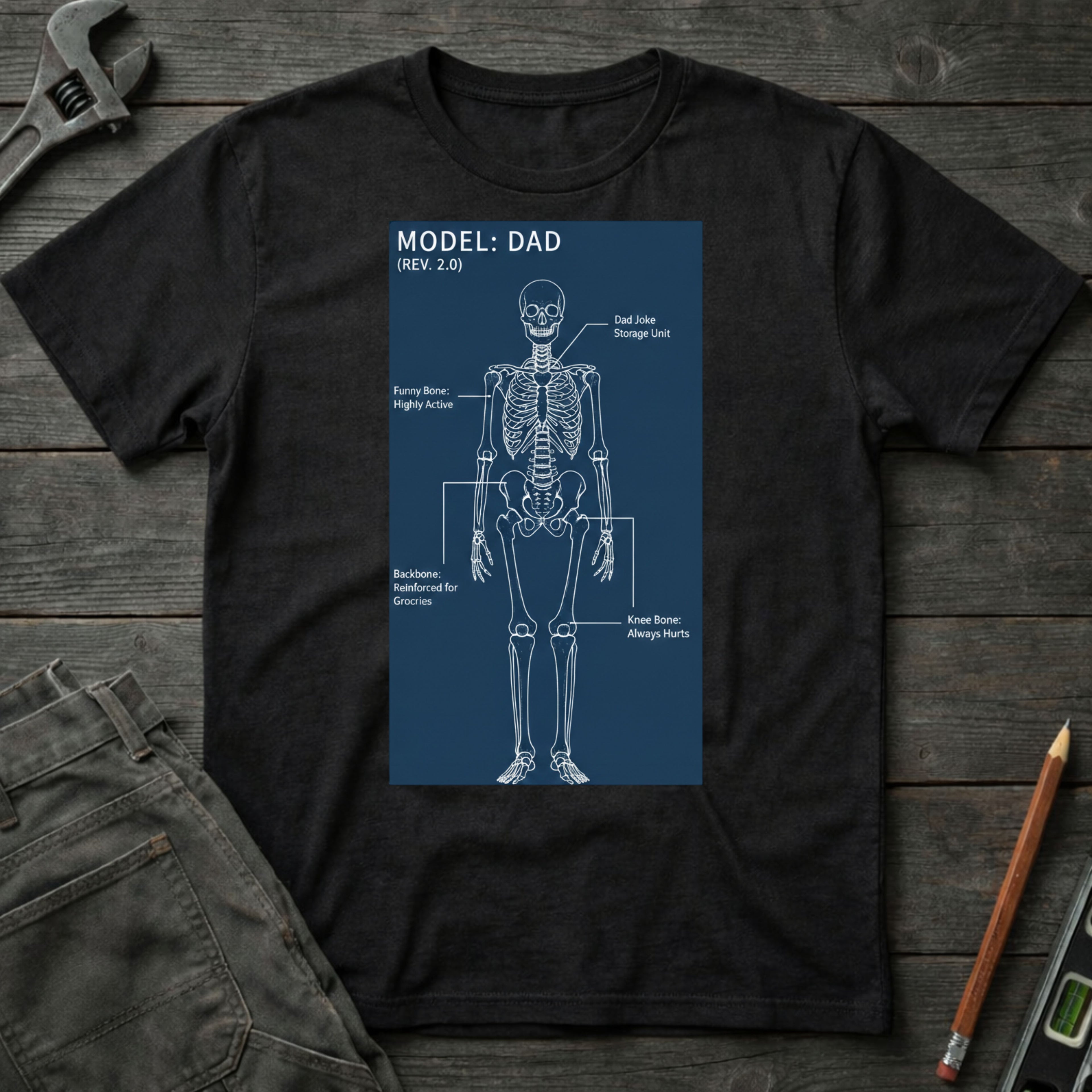 Skeletal Model - Dad T-Shirt