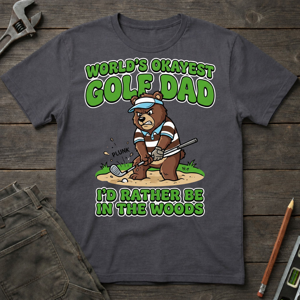 World's Okayest Golf Dad T-Shirt