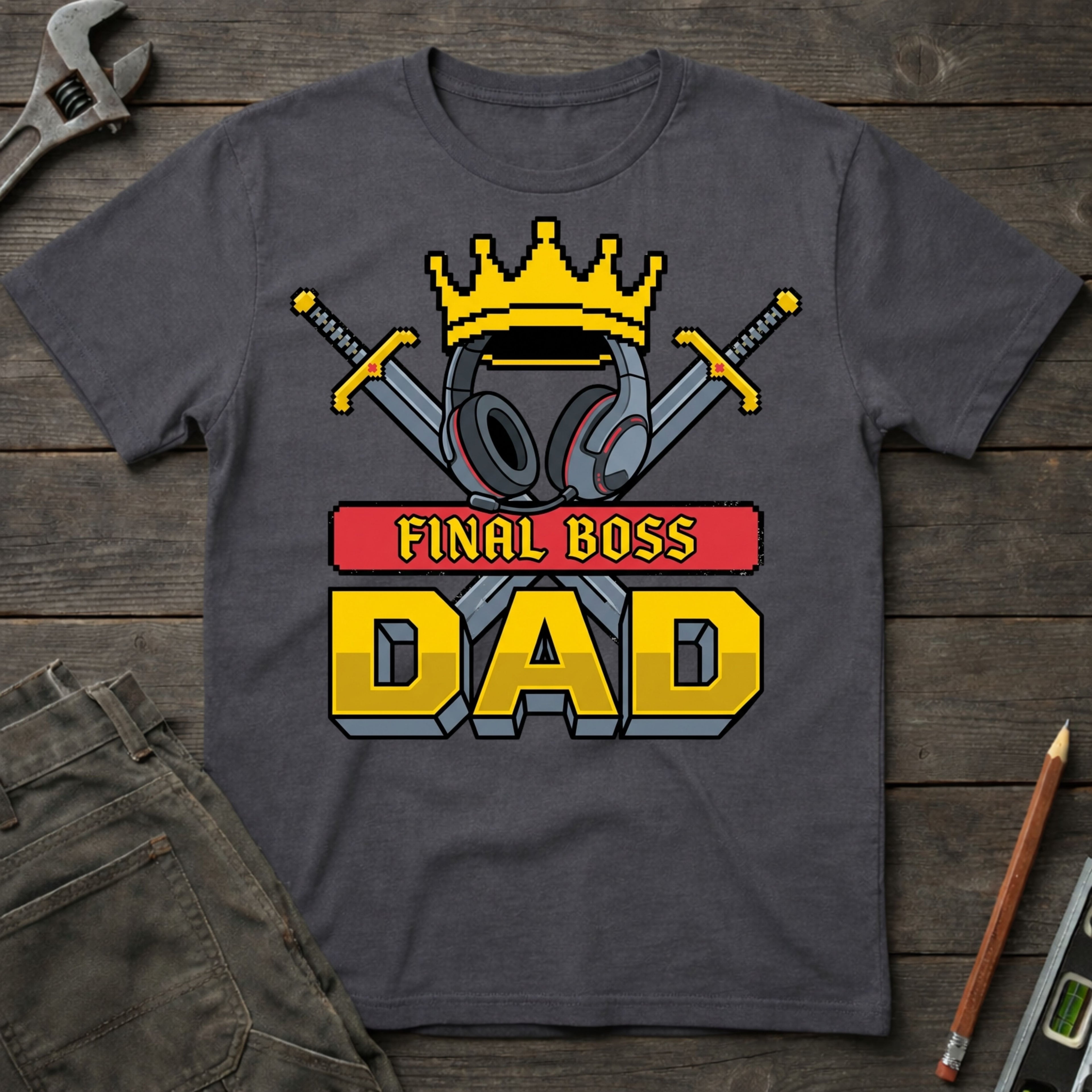Dad: The Final Boss T-Shirt