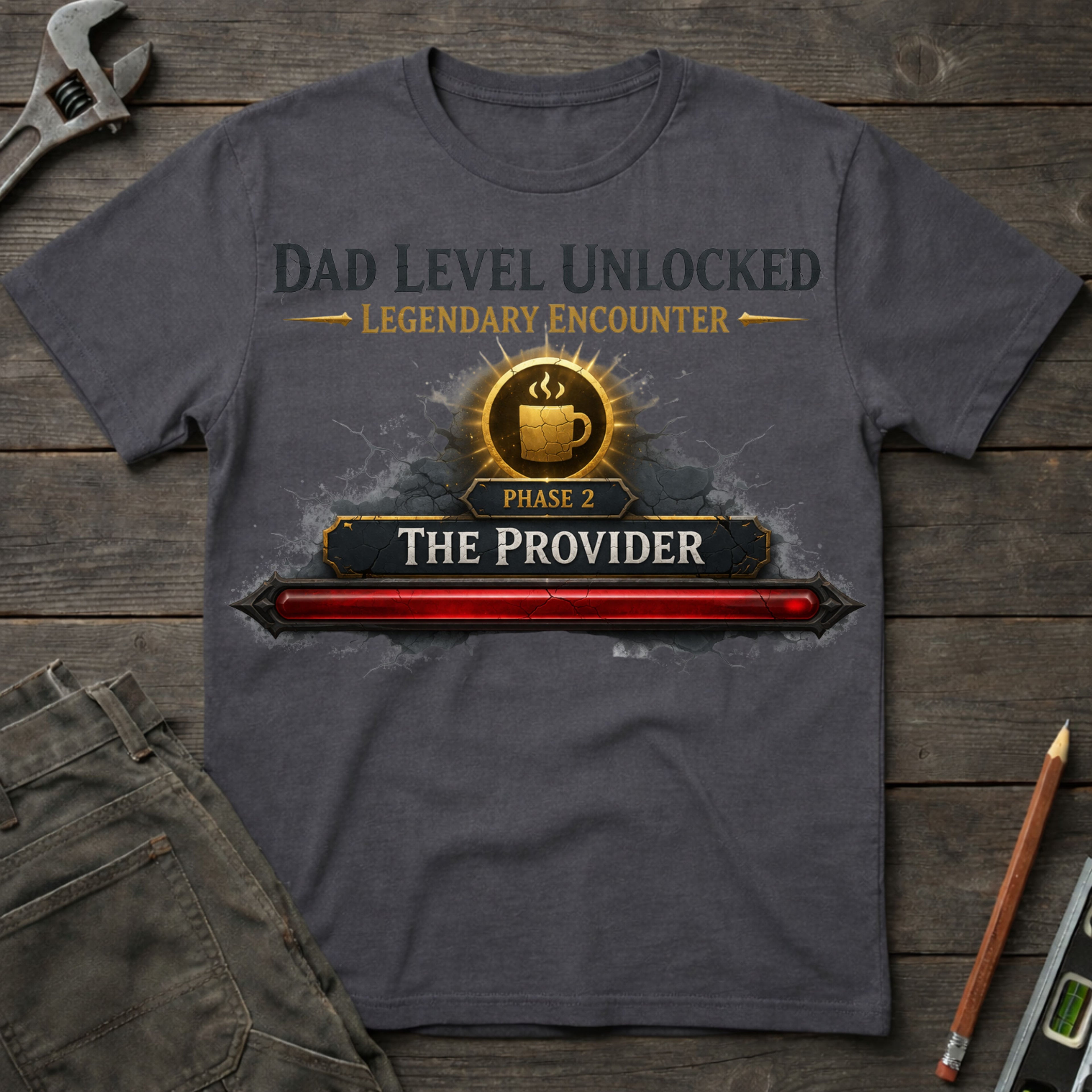Dad Level Unlocked T-Shirt