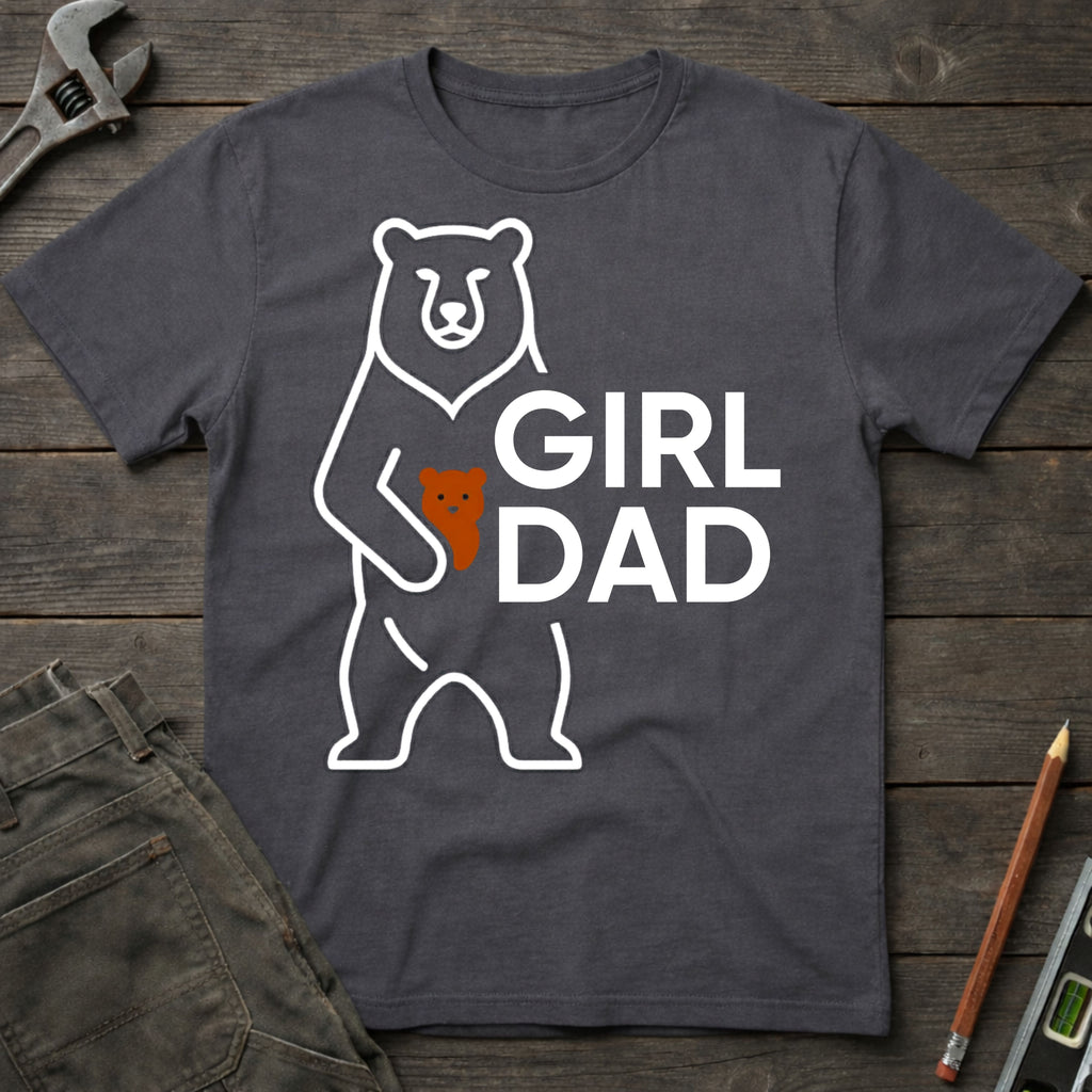 Bear Girl Dad T-Shirt