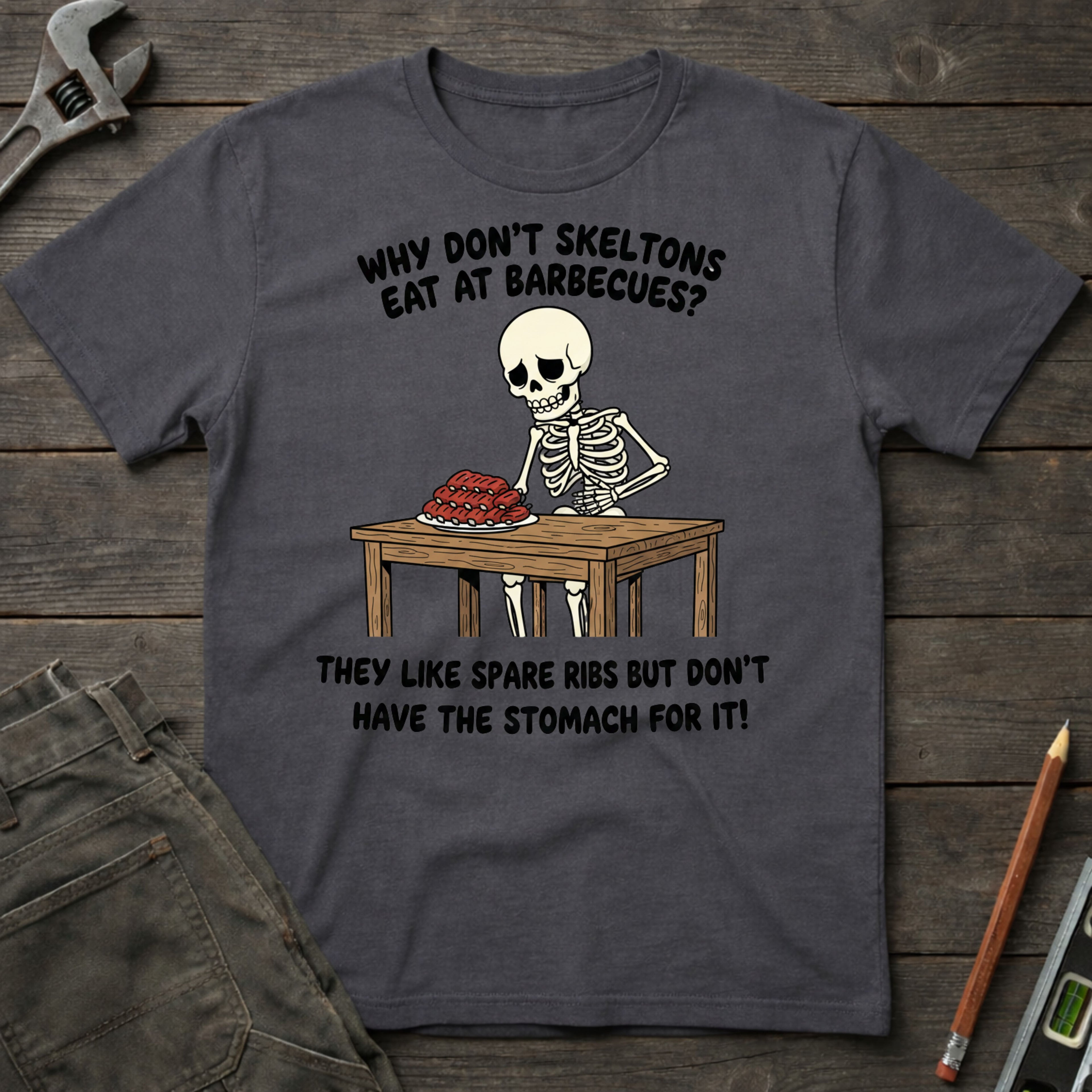 Skeleton BBQ T-Shirt