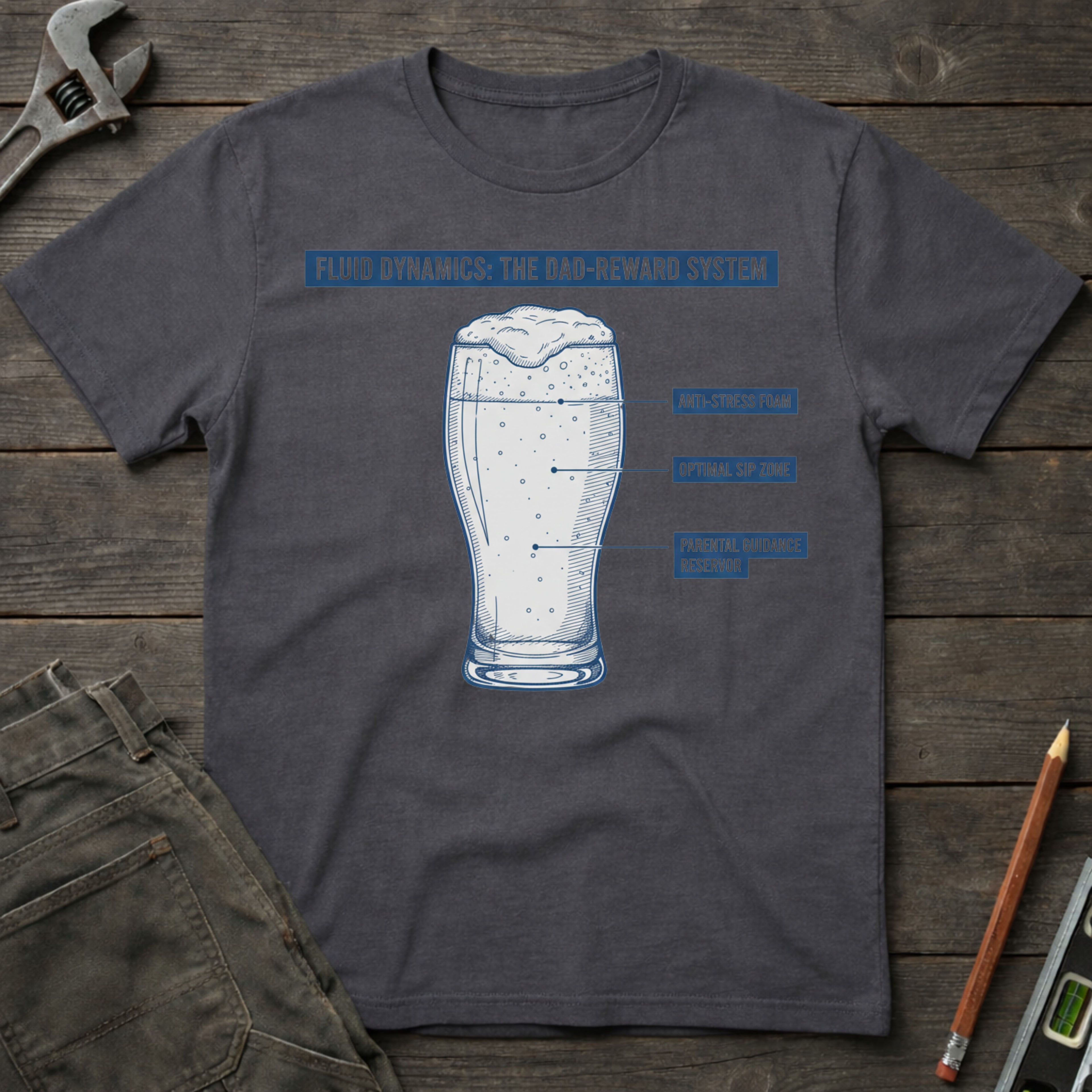 Fluid Dynamics: Dad Edition T-Shirt