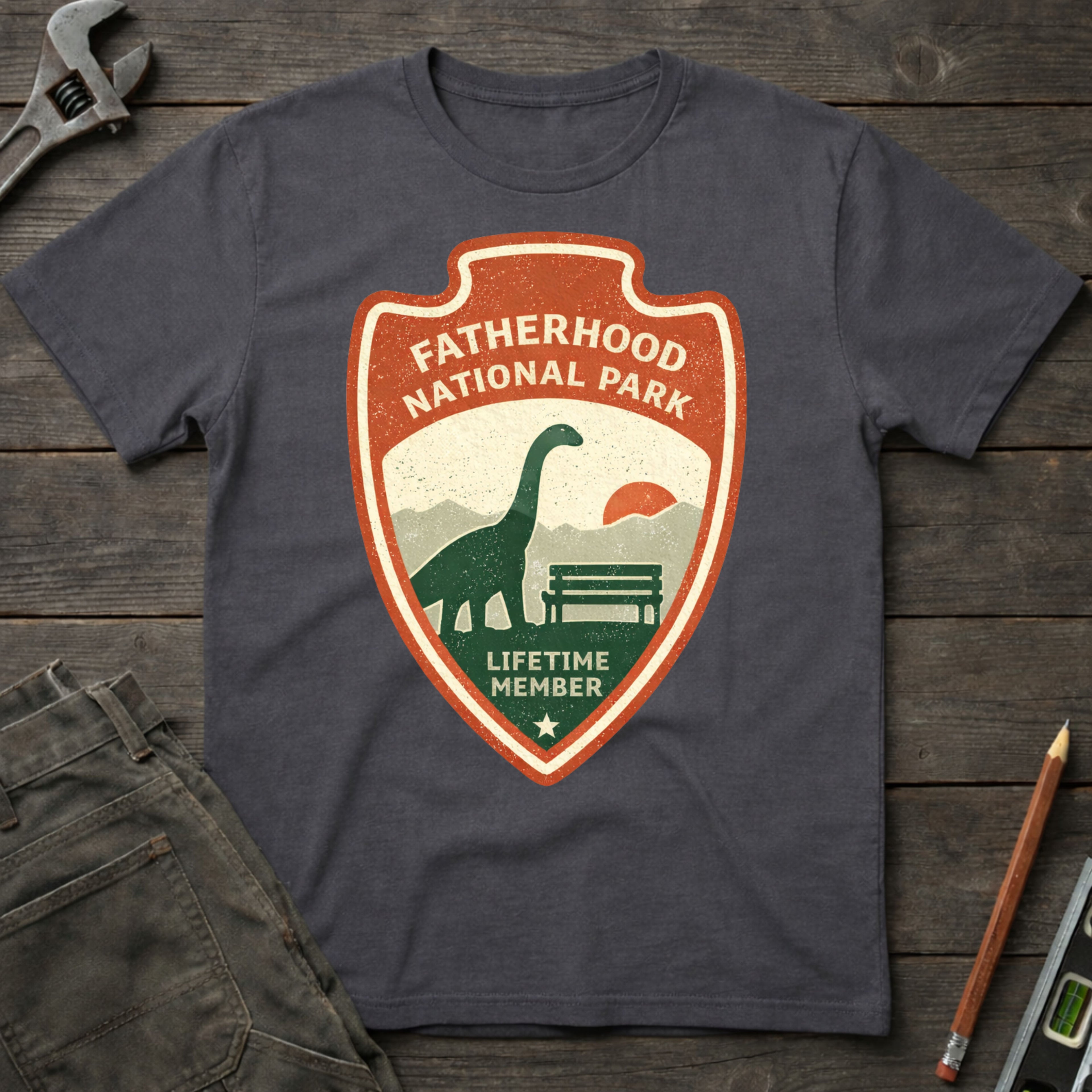 Fatherhood National Park T-Shirt