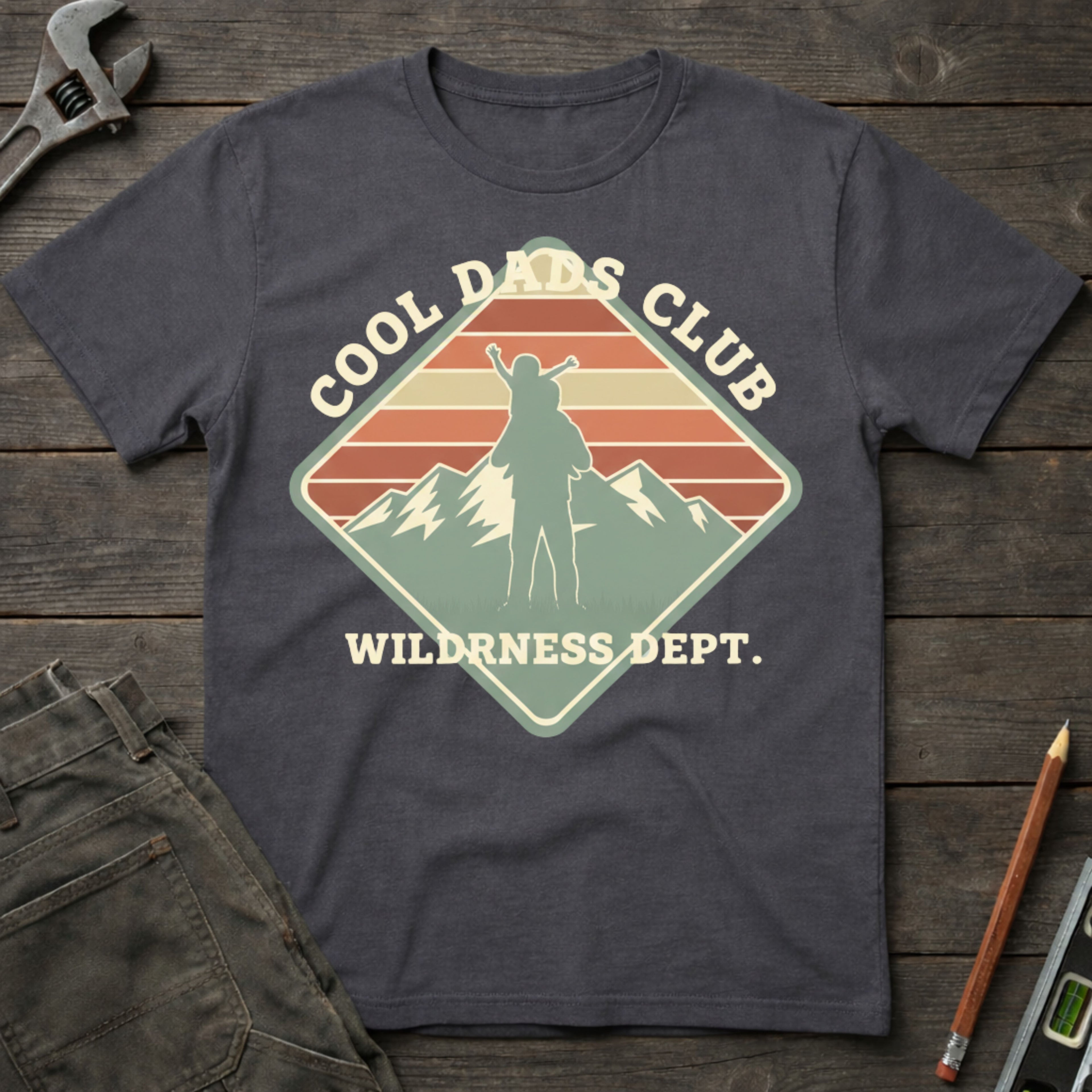 Cool Dad's Club Badge T-Shirt
