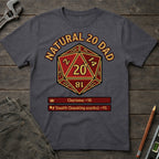 Natural 20 Dad T-Shirt