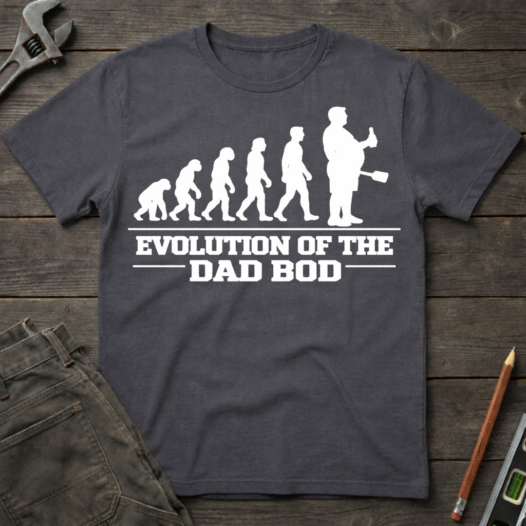 Evolution of the Dad Bod T-Shirt
