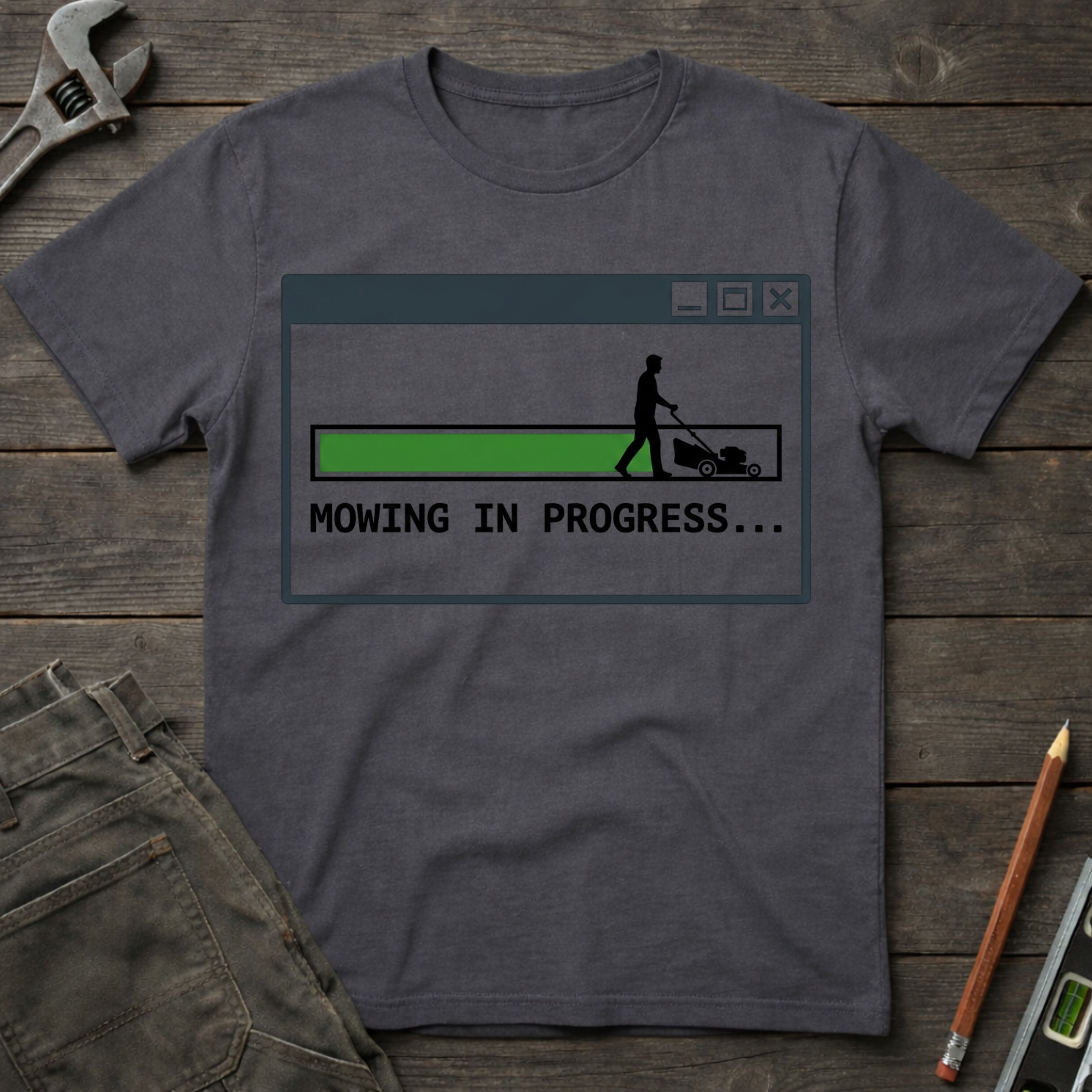 Mowing in Progress T-Shirt