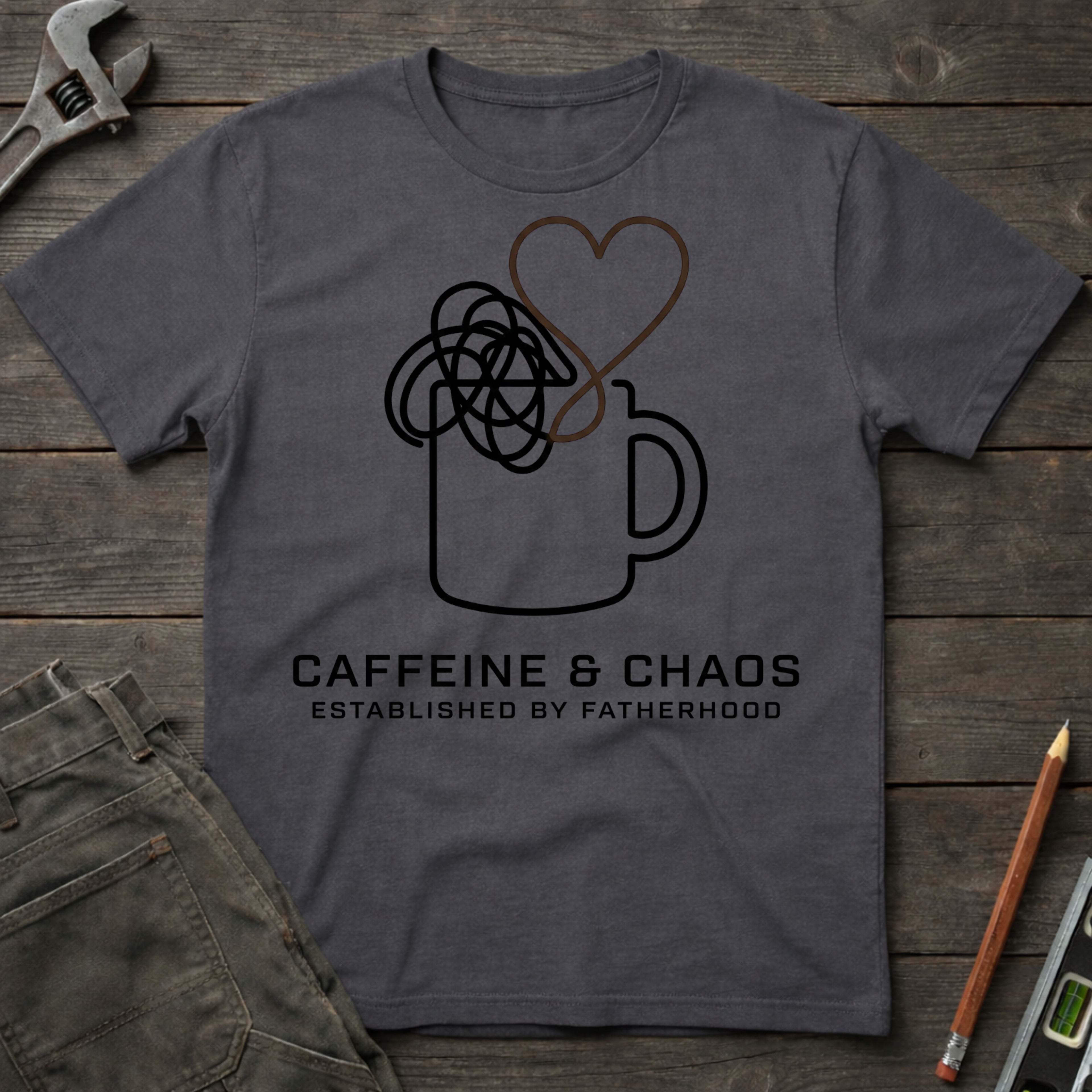 Caffeine and Chaos T-Shirt
