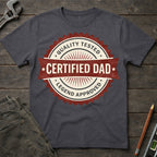 Certified Dad Badge T-Shirt