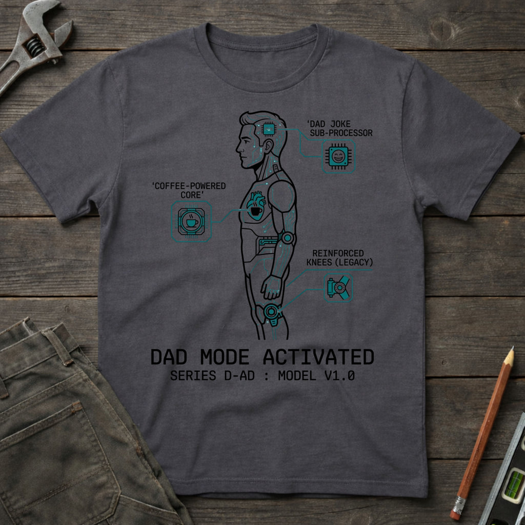Dad Mode Activated Diagram T-Shirt