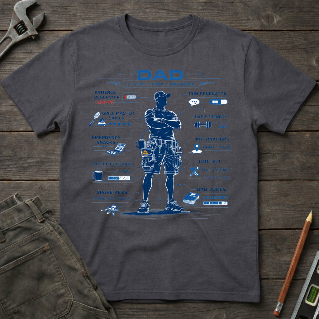 Dad Structural Diagram T-Shirt