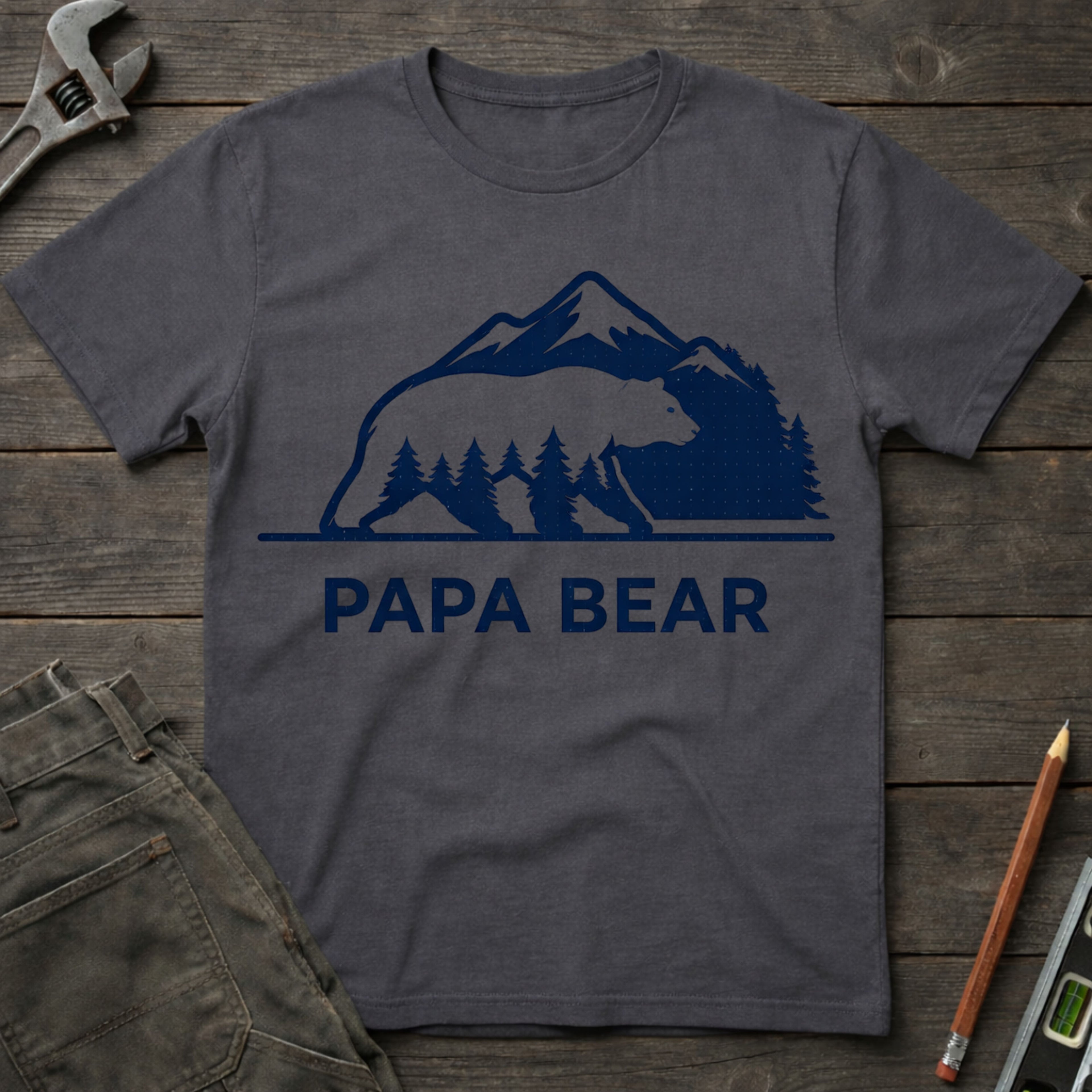 Papa Bear Logo T-Shirt