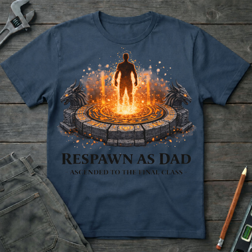 Respawn as Dad T-Shirt