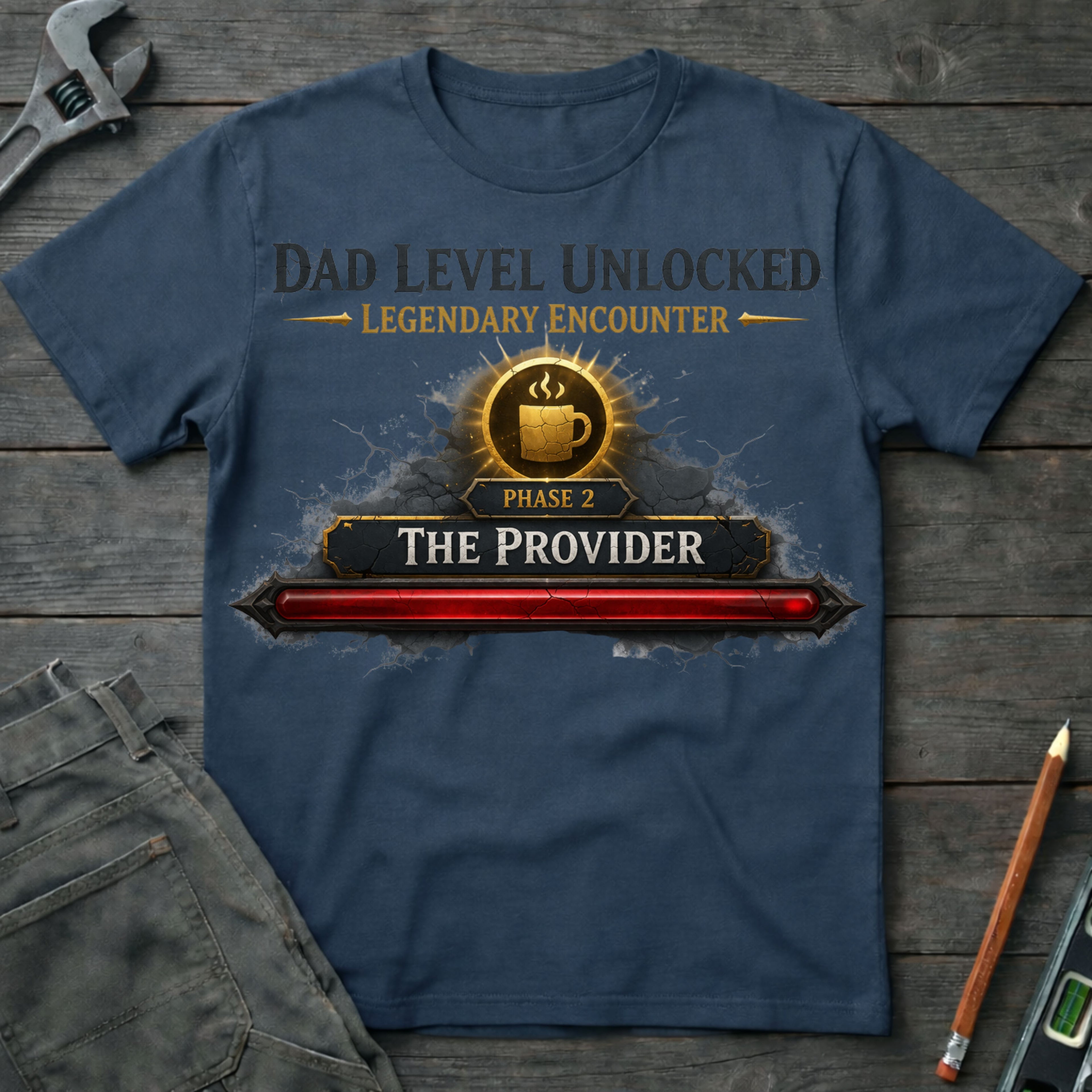 Dad Level Unlocked T-Shirt