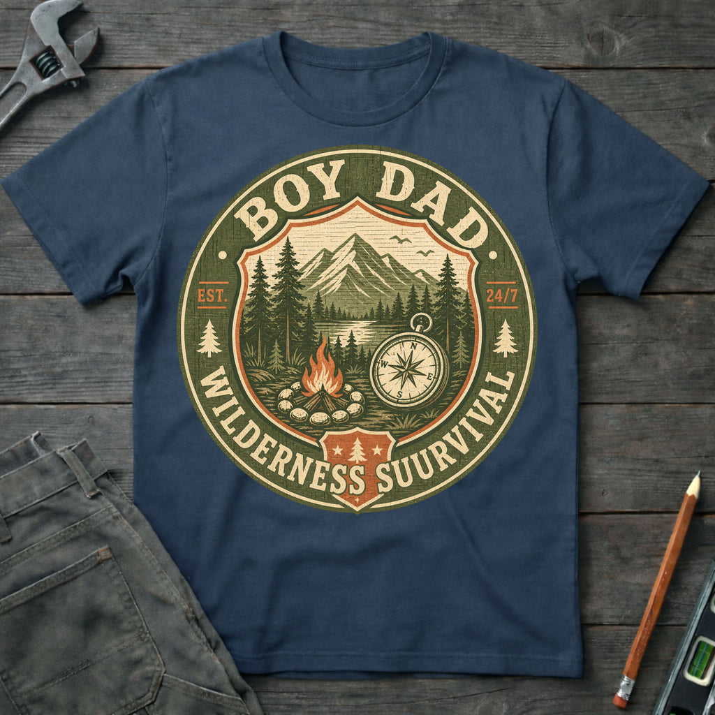 Boy Dad: Wilderness Survivial T-Shirt