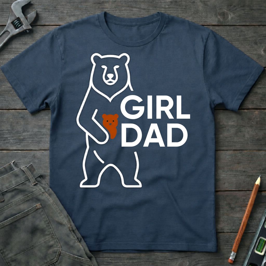 Bear Girl Dad T-Shirt