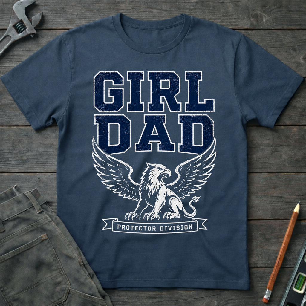 Girl Dad Protector Division T-Shirt