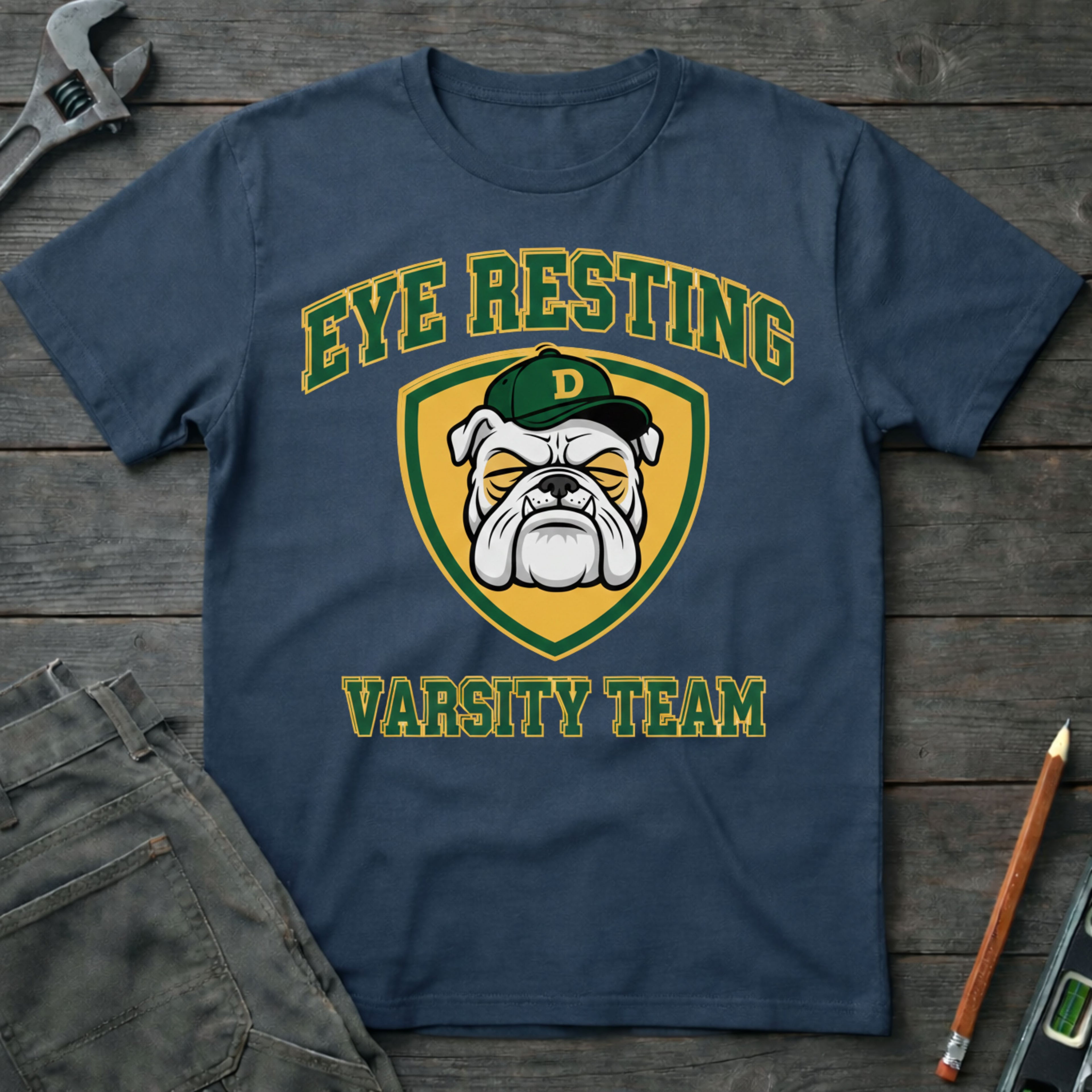 Eye Resting Varsity Team T-Shirt