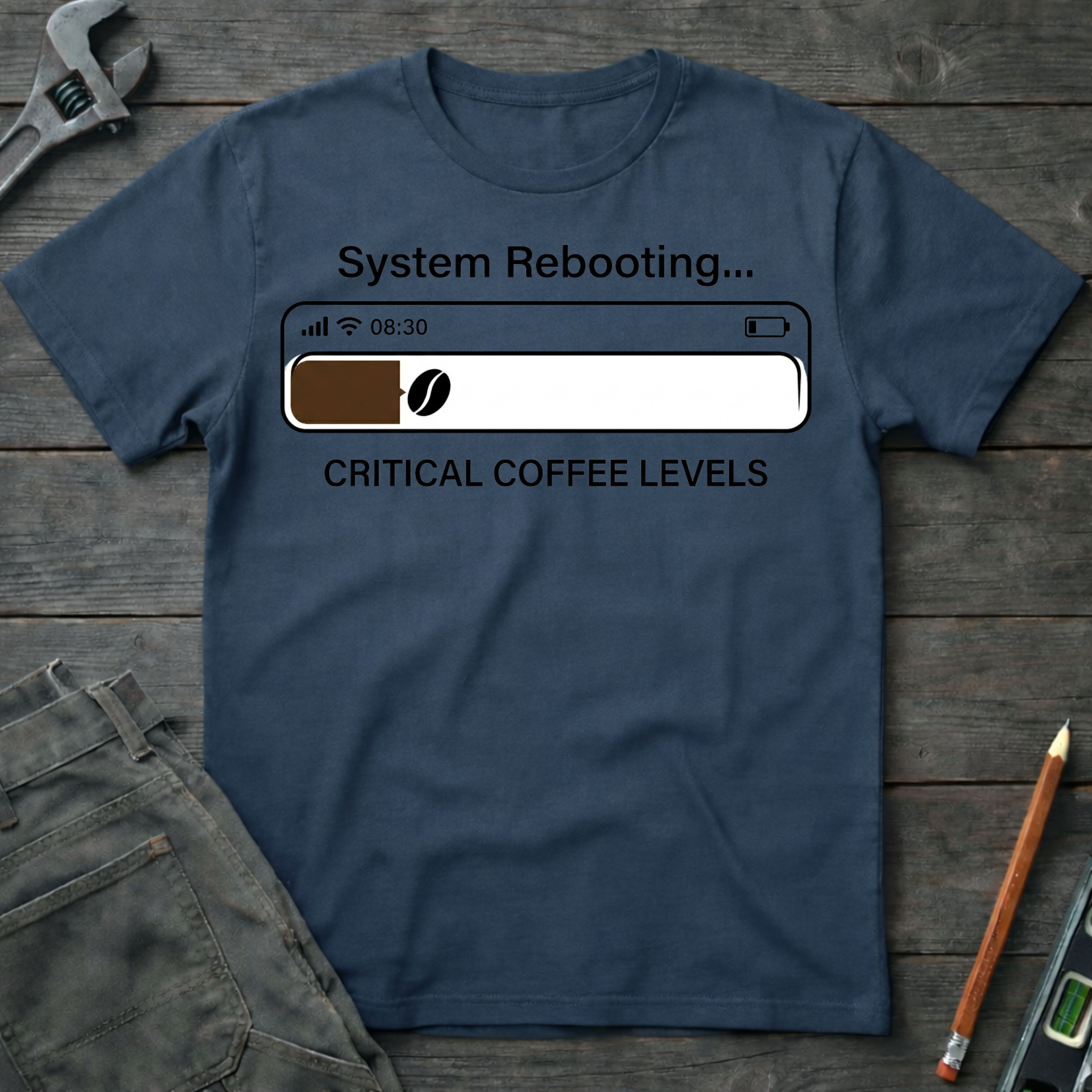 Critical Coffee Levels T-Shirt