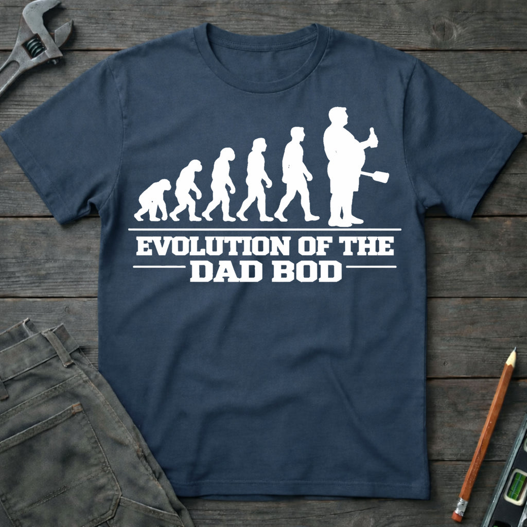 Evolution of the Dad Bod T-Shirt