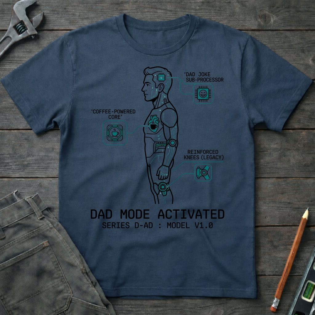Dad Mode Activated Diagram T-Shirt