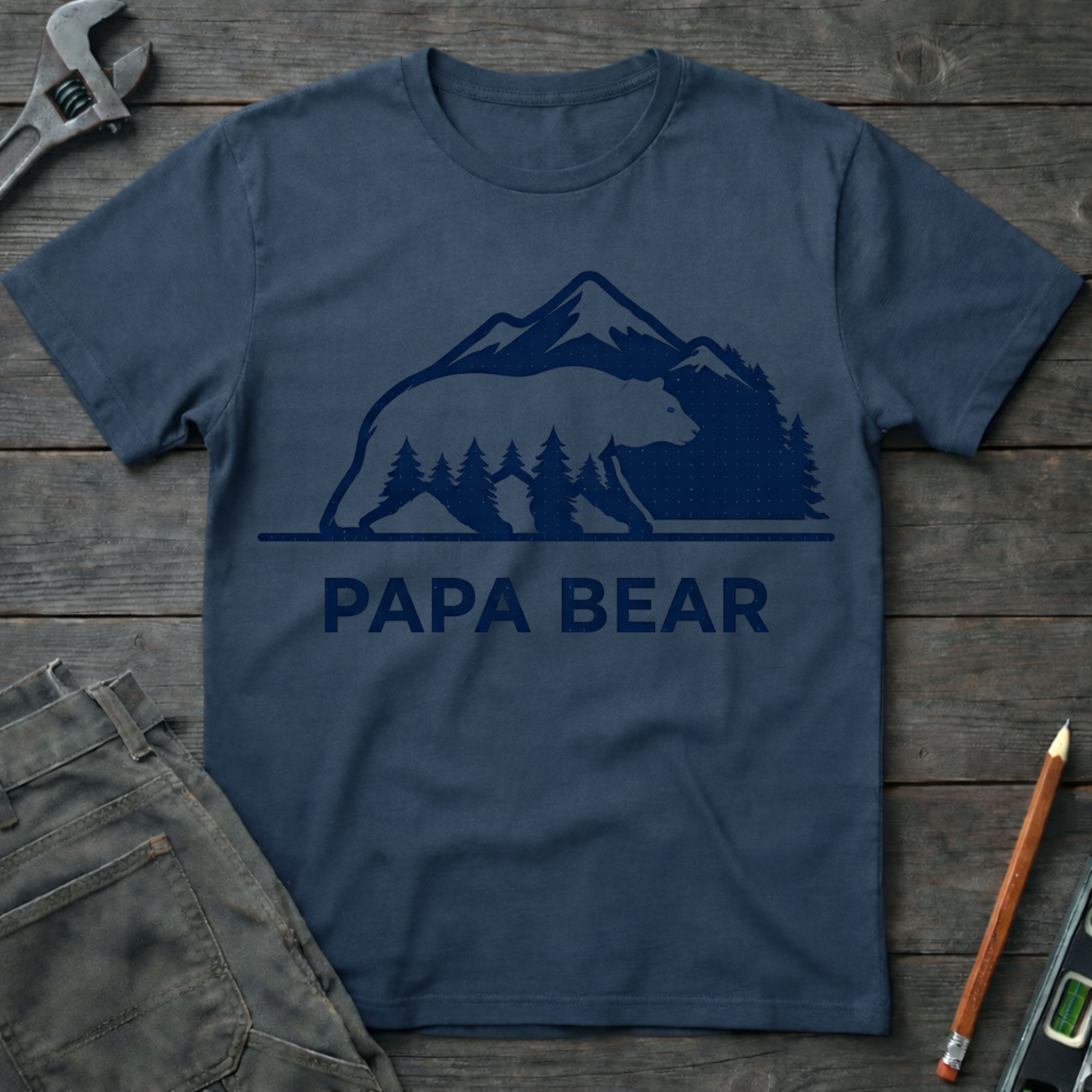 Papa Bear Logo T-Shirt