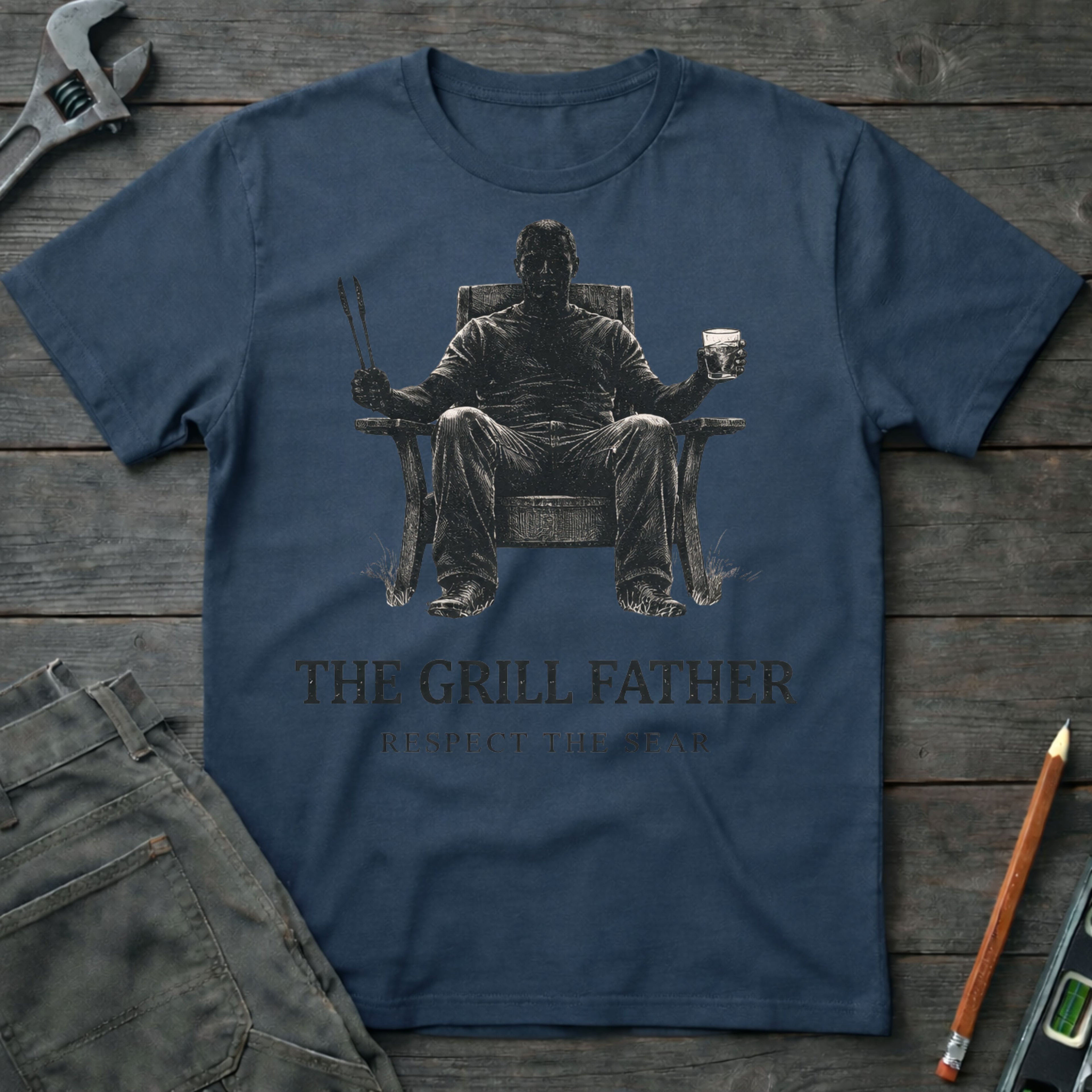 The Grill Father: Respect the Sear T-Shirt