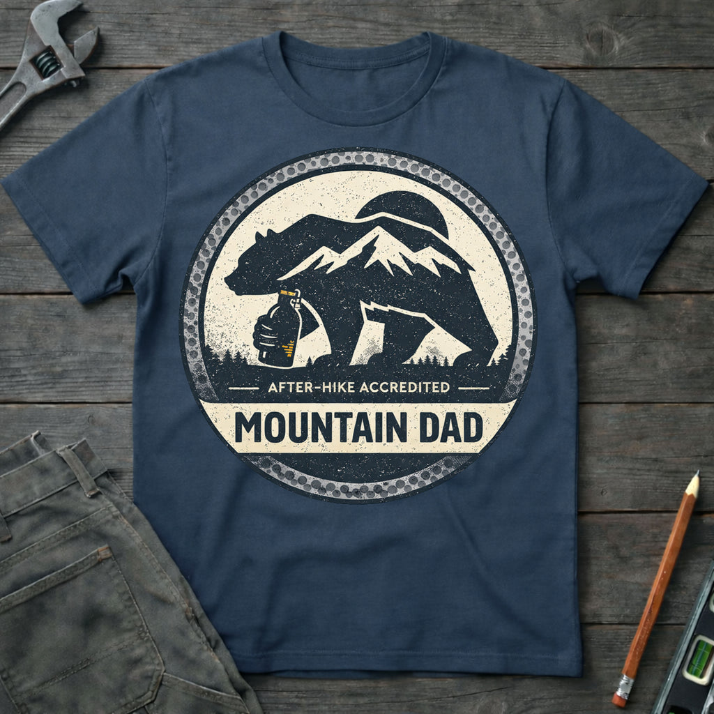 Mountain Dad: After-hike Accredited T-Shirt