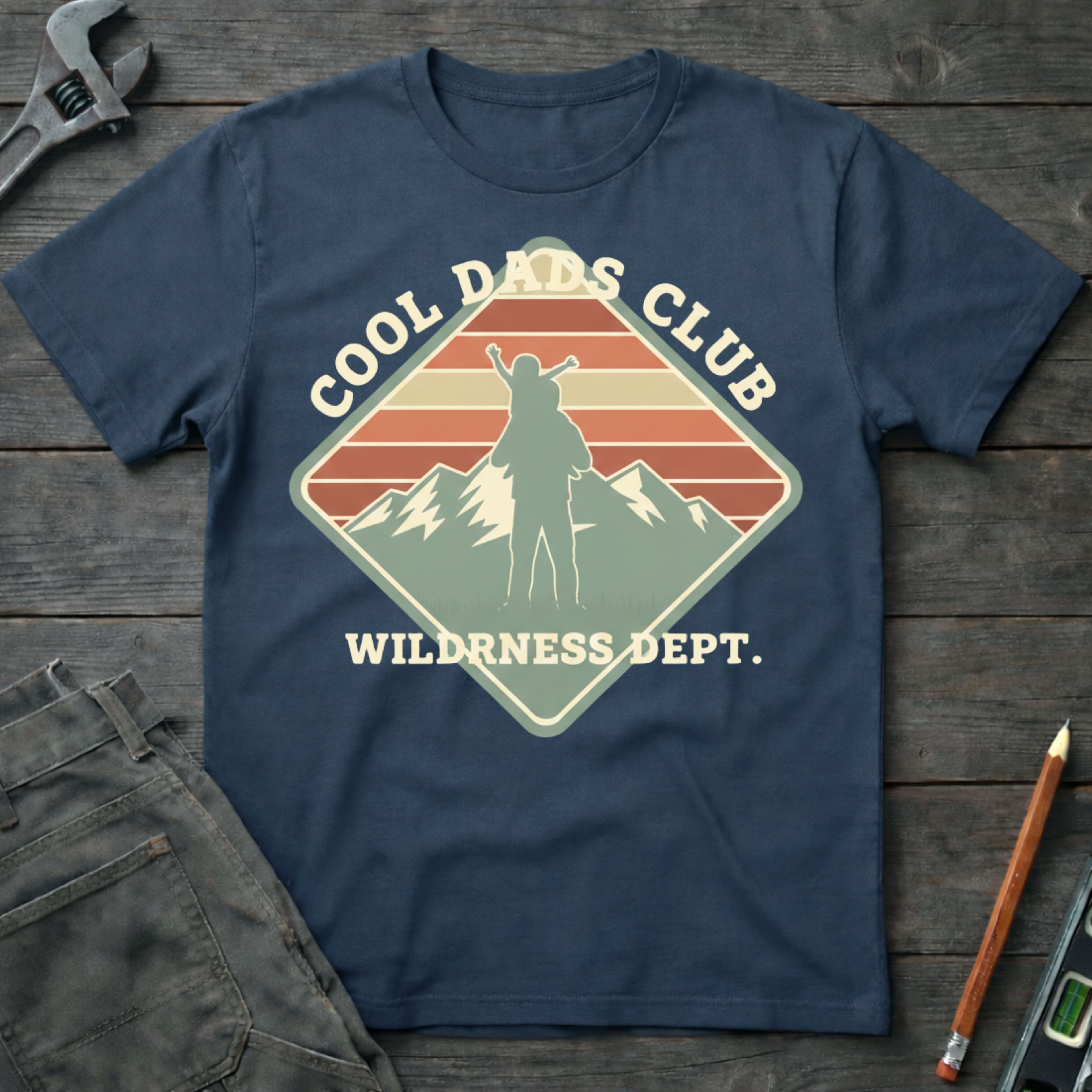Cool Dad's Club Badge T-Shirt